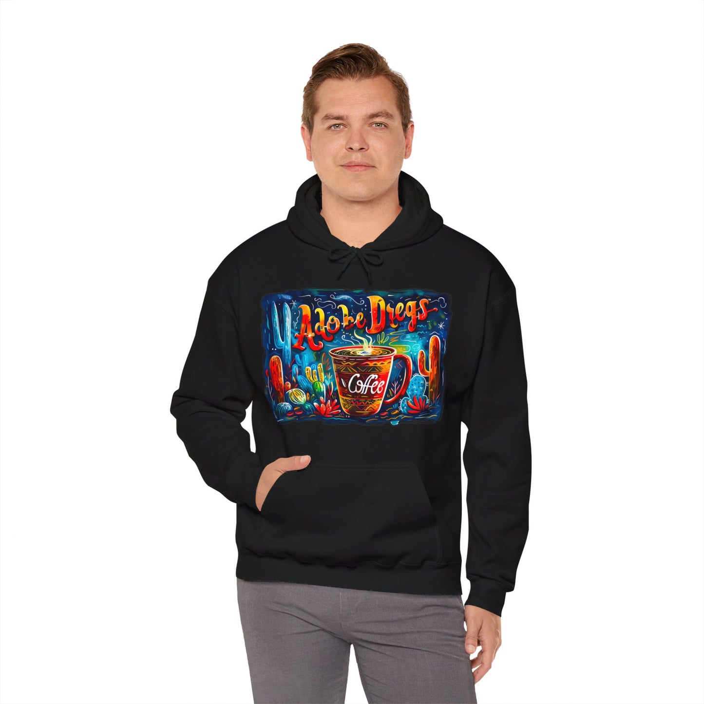 "Desert Morning Mmmm..." - Unisex Heavy Blend™ Hooded Sweatshirt