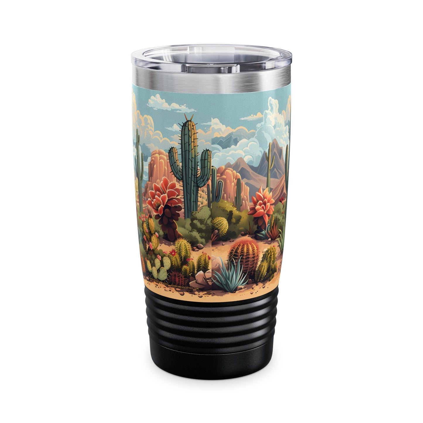 Cactus Canyon from Adobe Dregs Coffee: Ringneck Tumbler, 20oz