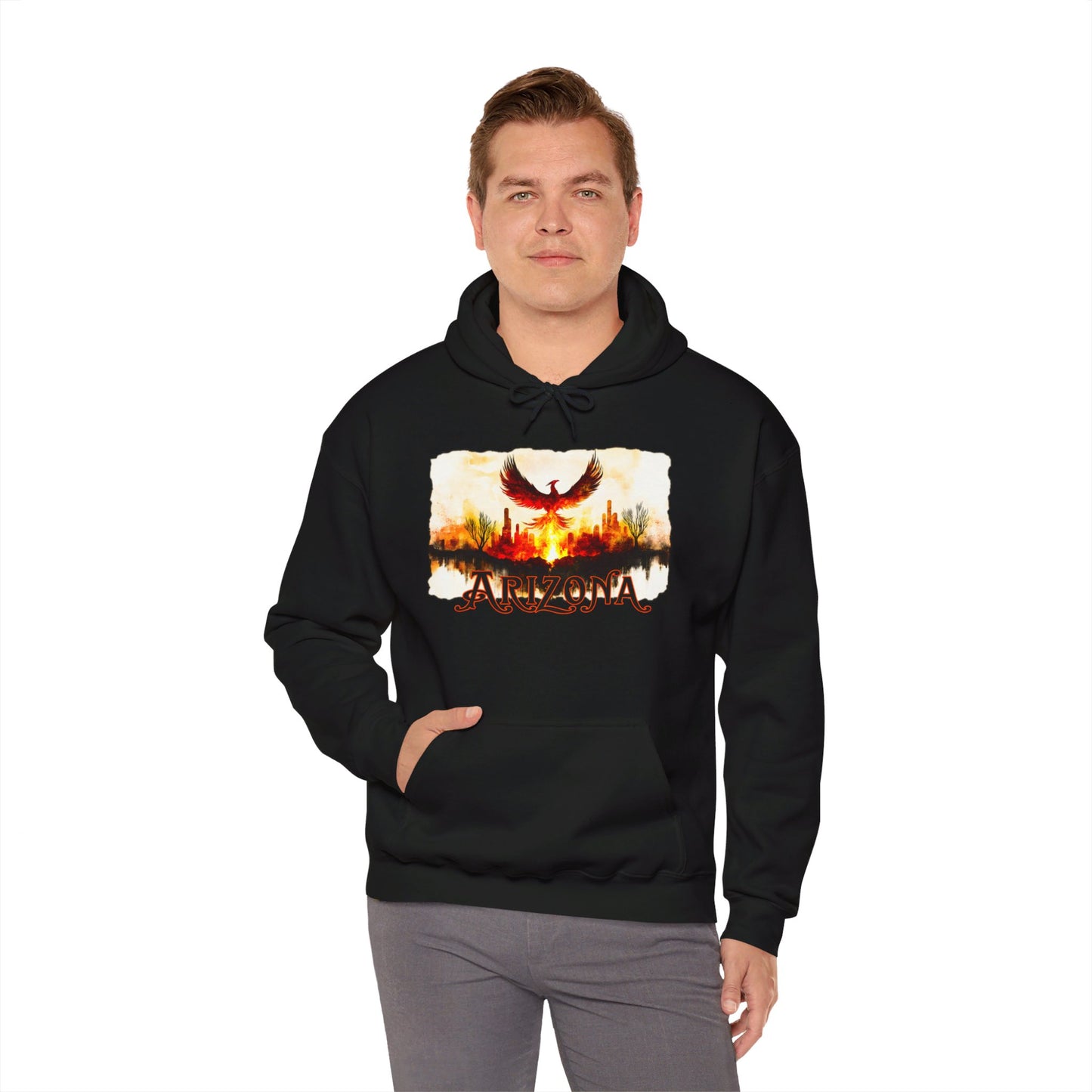 "Aloft" Unisex Heavy Blend™ Hooded Sweatshirt