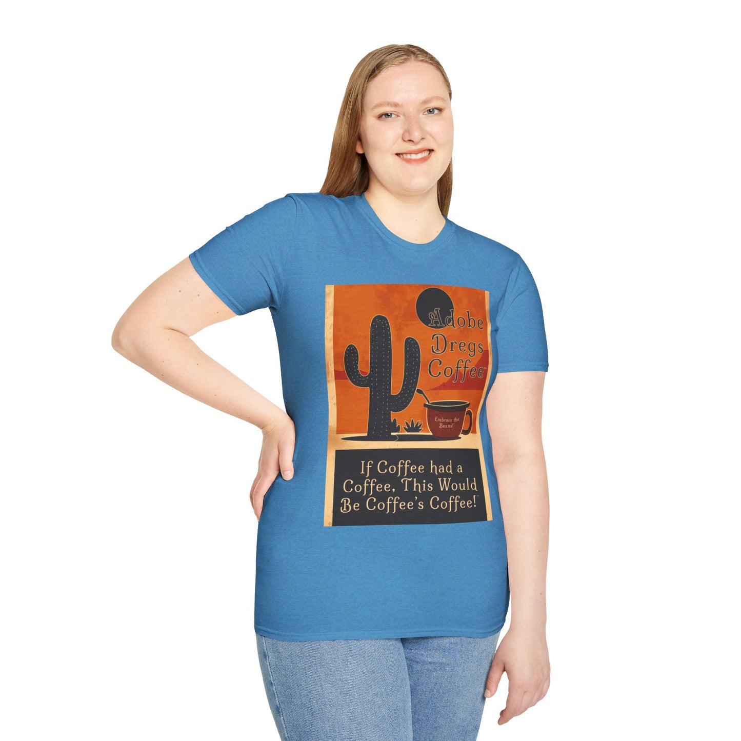 "Cacti & A'Cuppa" - Unisex Softstyle T-Shirt