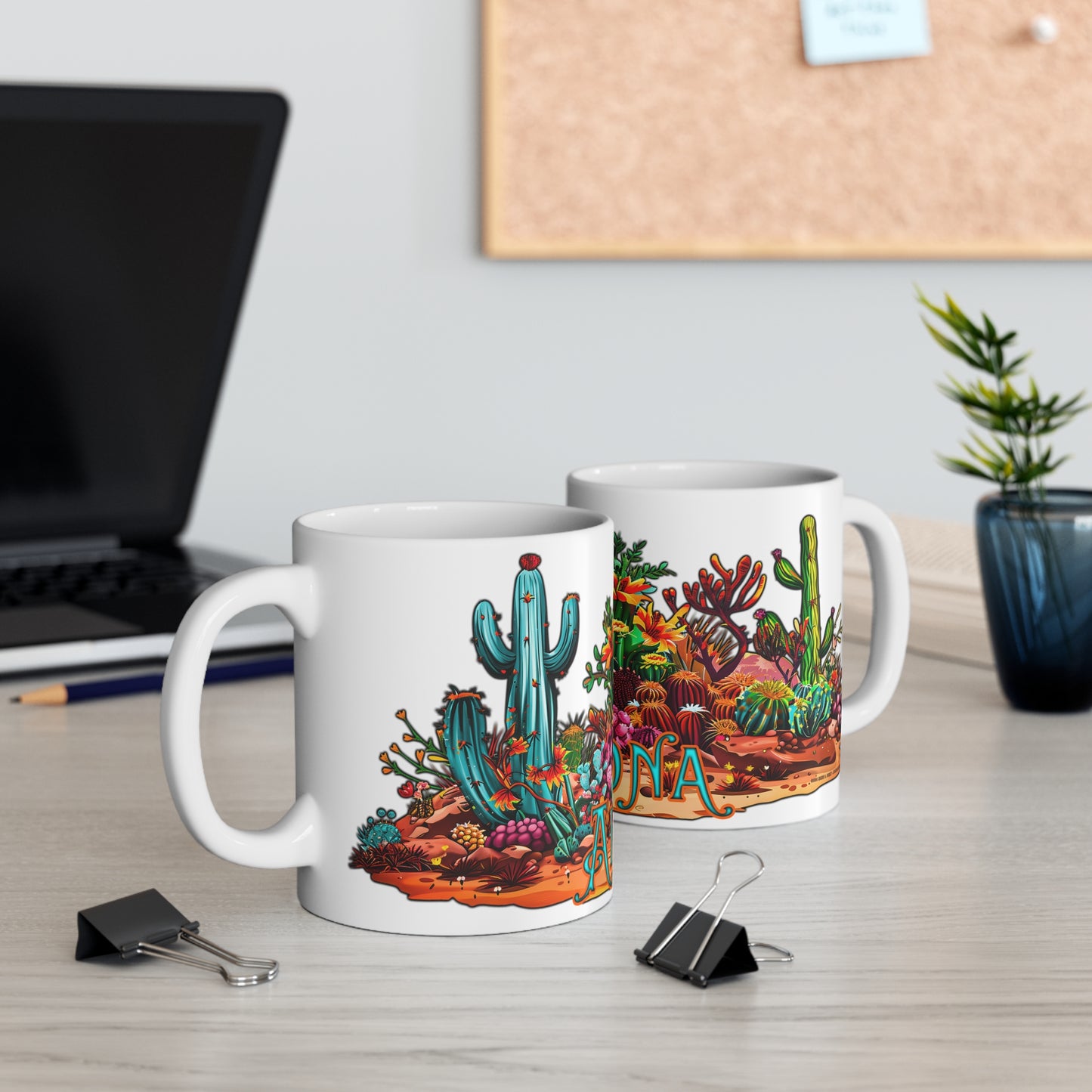 "Arizona Oasis" 11oz Coffee Mug, from Adobe Dregs Coffee Stash™