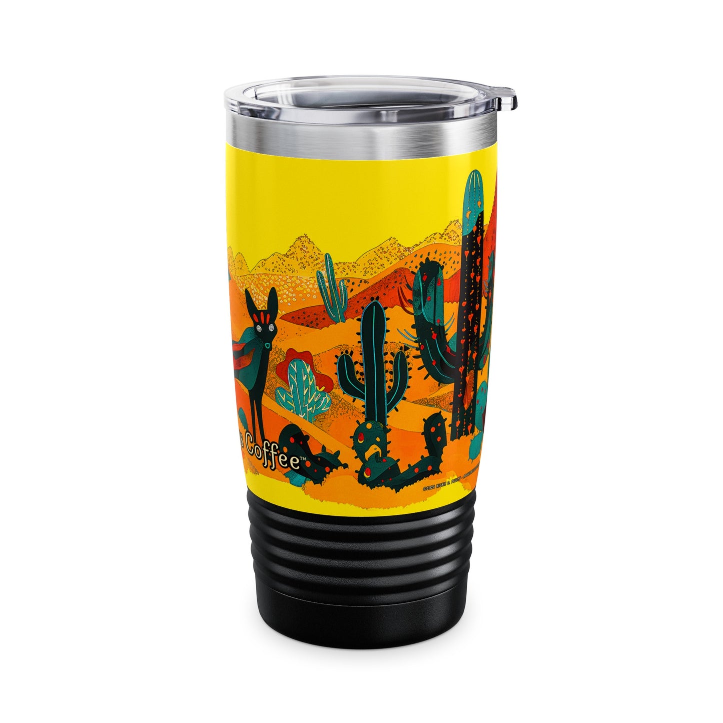 Desert Fantasy from Adobe Dregs Coffee: Ringneck Tumbler, 20oz