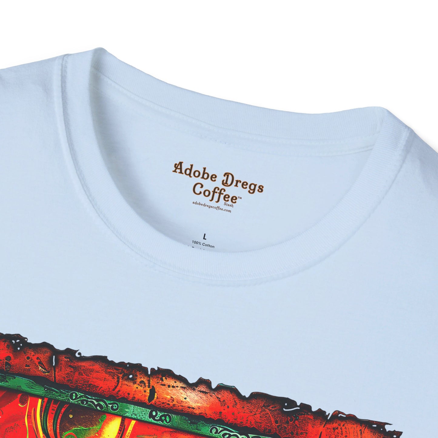 "The Hunter" Unisex Softstyle T-Shirt from Adobe Dregs Coffee Stash™