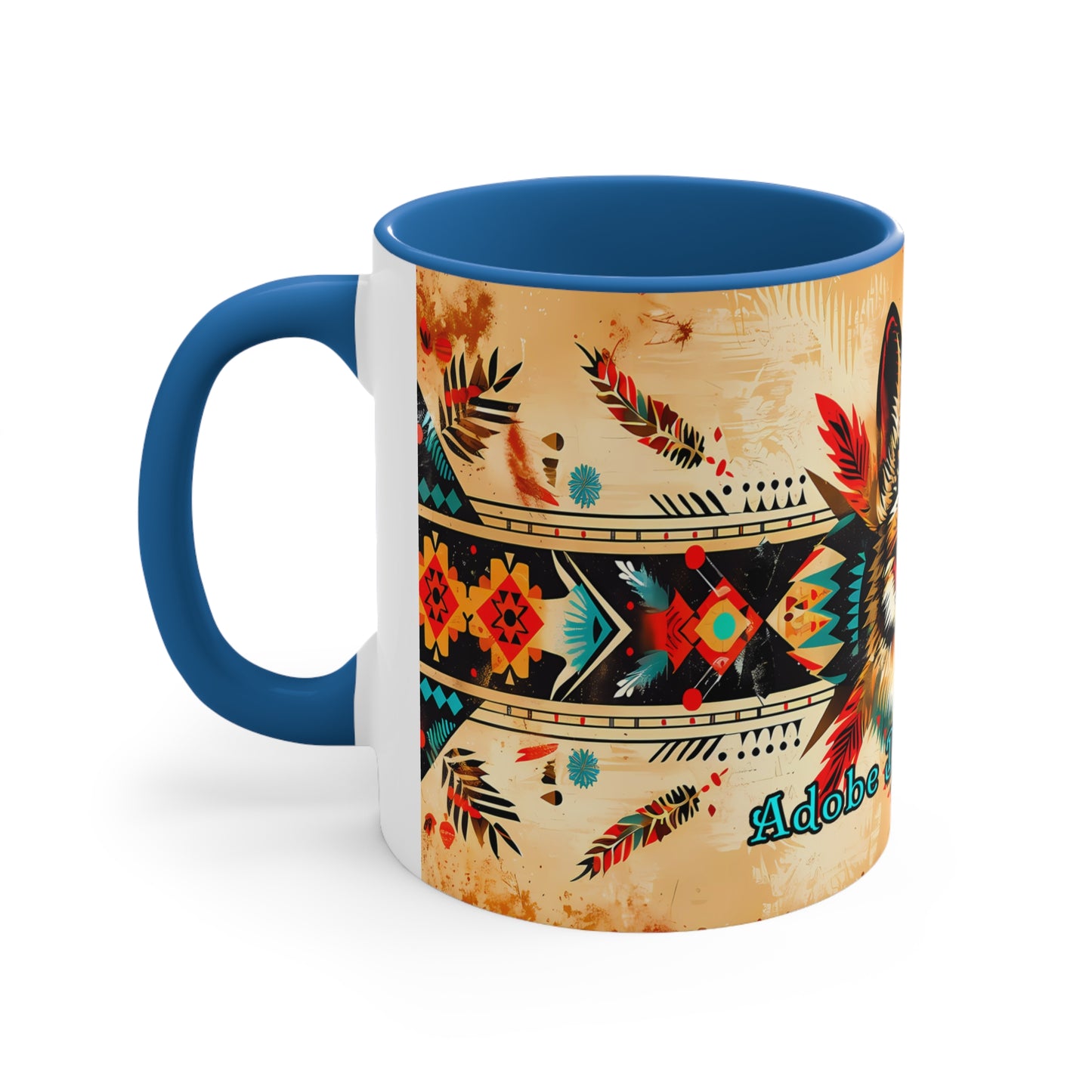 Song of the Wolf Accent Coffee Mug, 11oz from Adobe Dregs Coffee