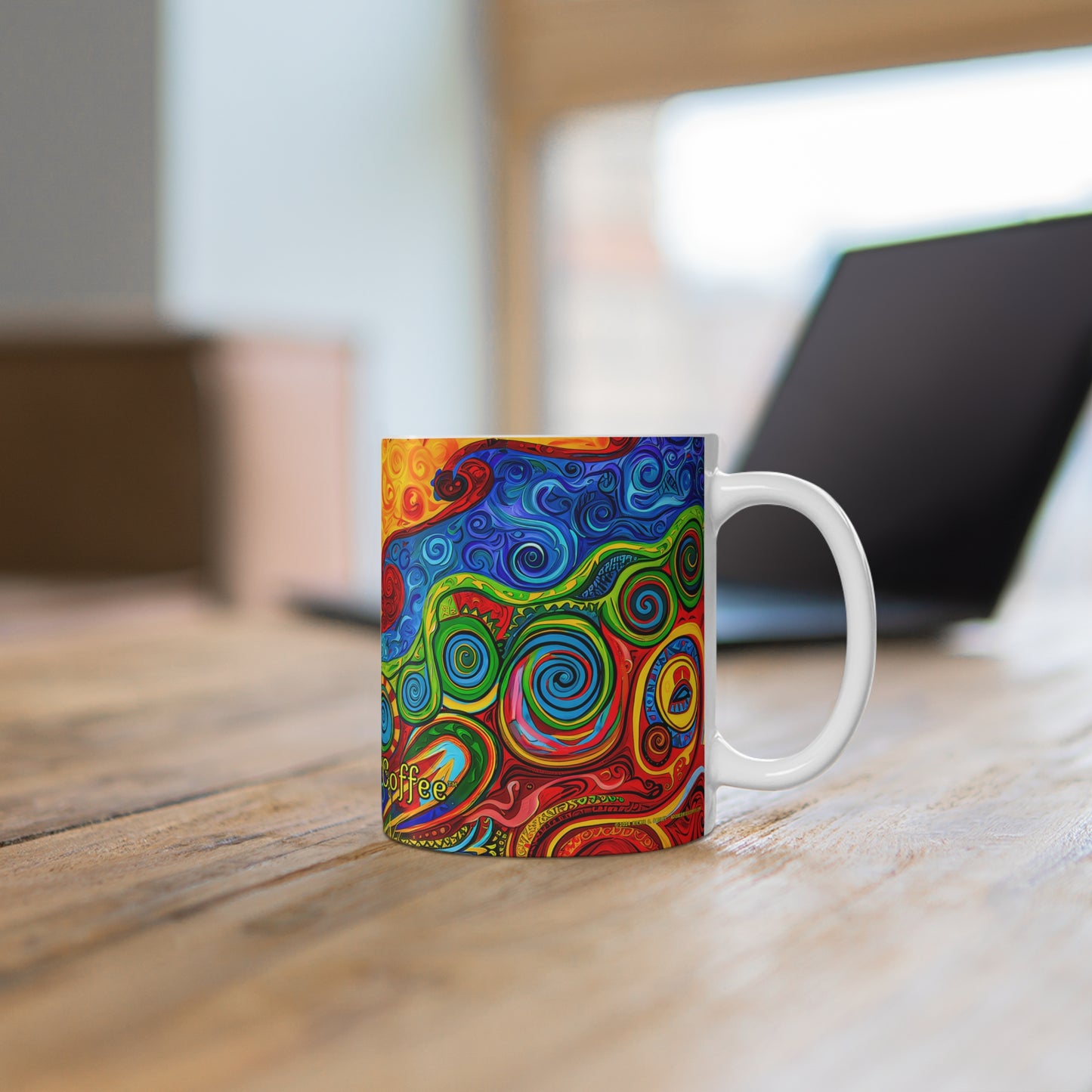 "Kokoo" 11oz Coffee Mug, from Adobe Dregs Coffee Stash™