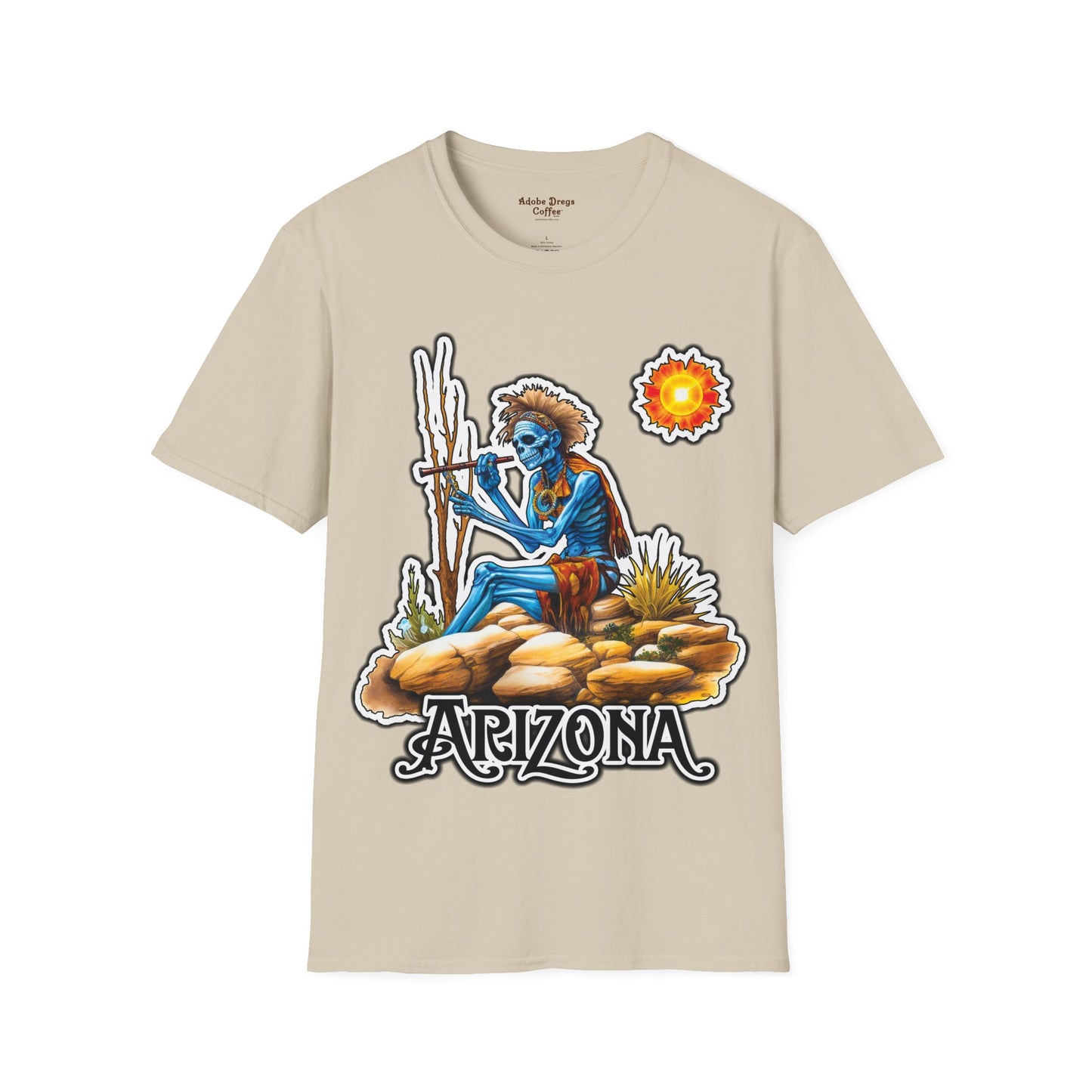 "Fun in the Arizona Sun!" Unisex Softstyle T-Shirt from Adobe Dregs Coffee Stash™