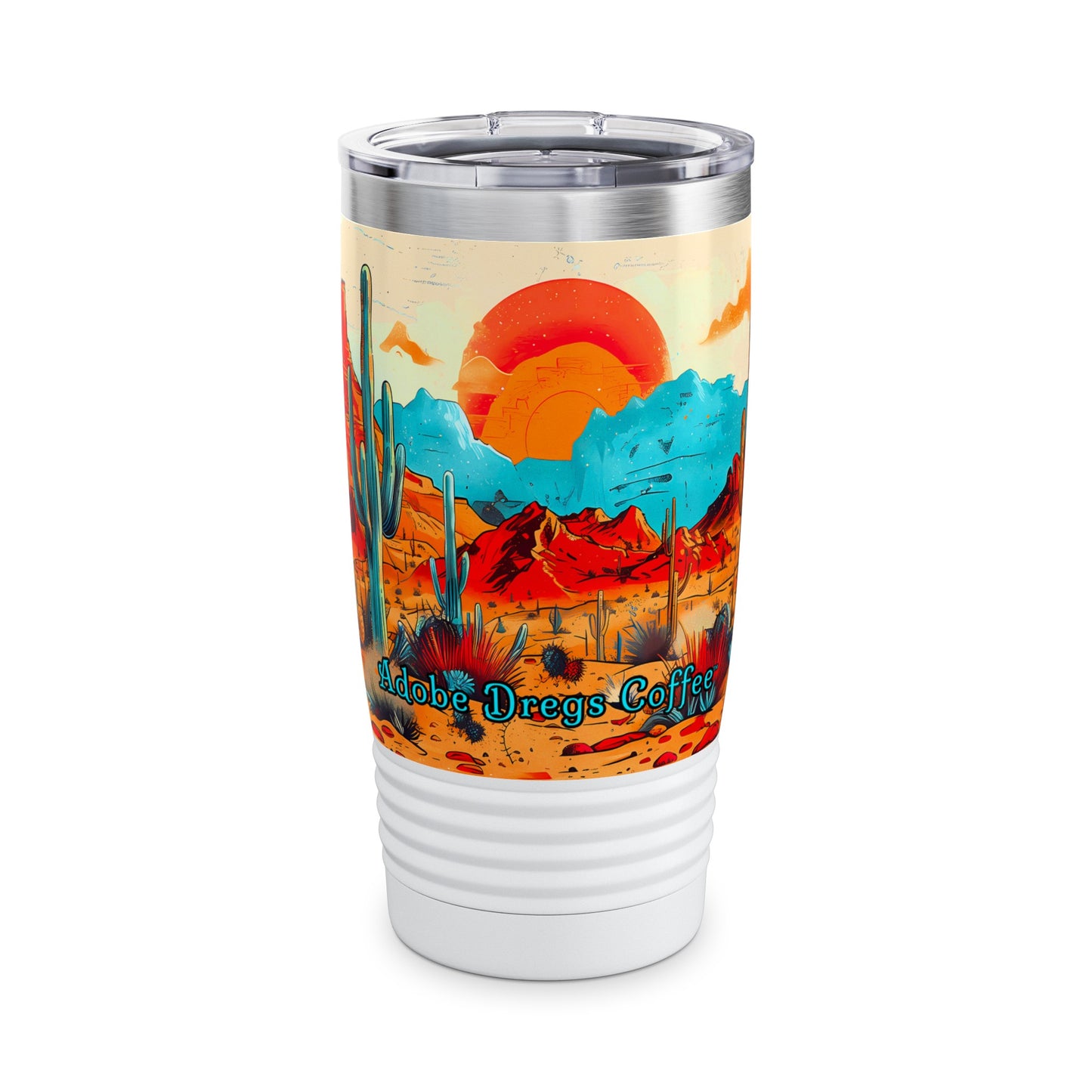 Saguaro Sunset from Adobe Dregs Coffee: Ringneck Tumbler, 20oz