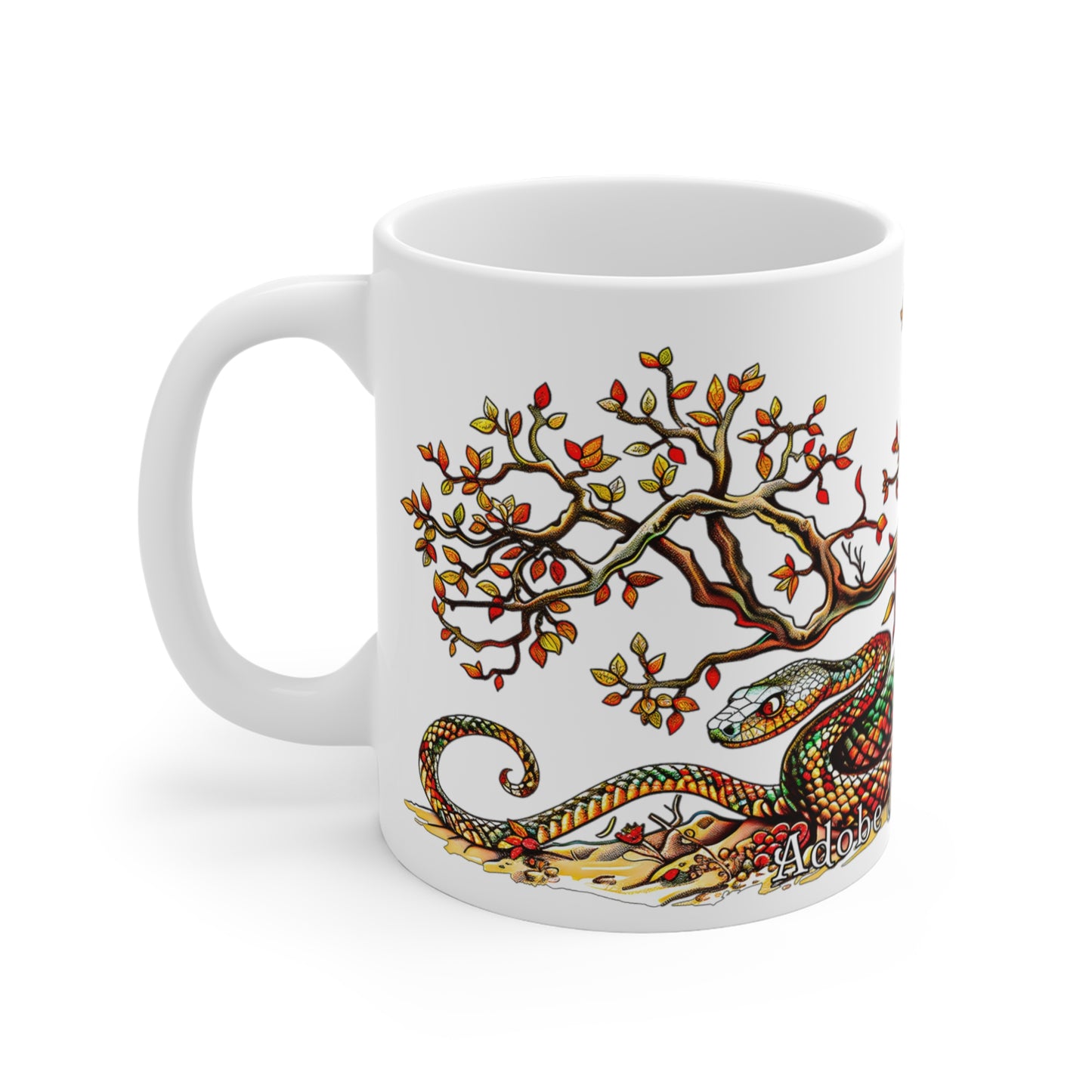 "Rattler's Refuge" 11oz Coffee Mug, from Adobe Dregs Coffee Stash™