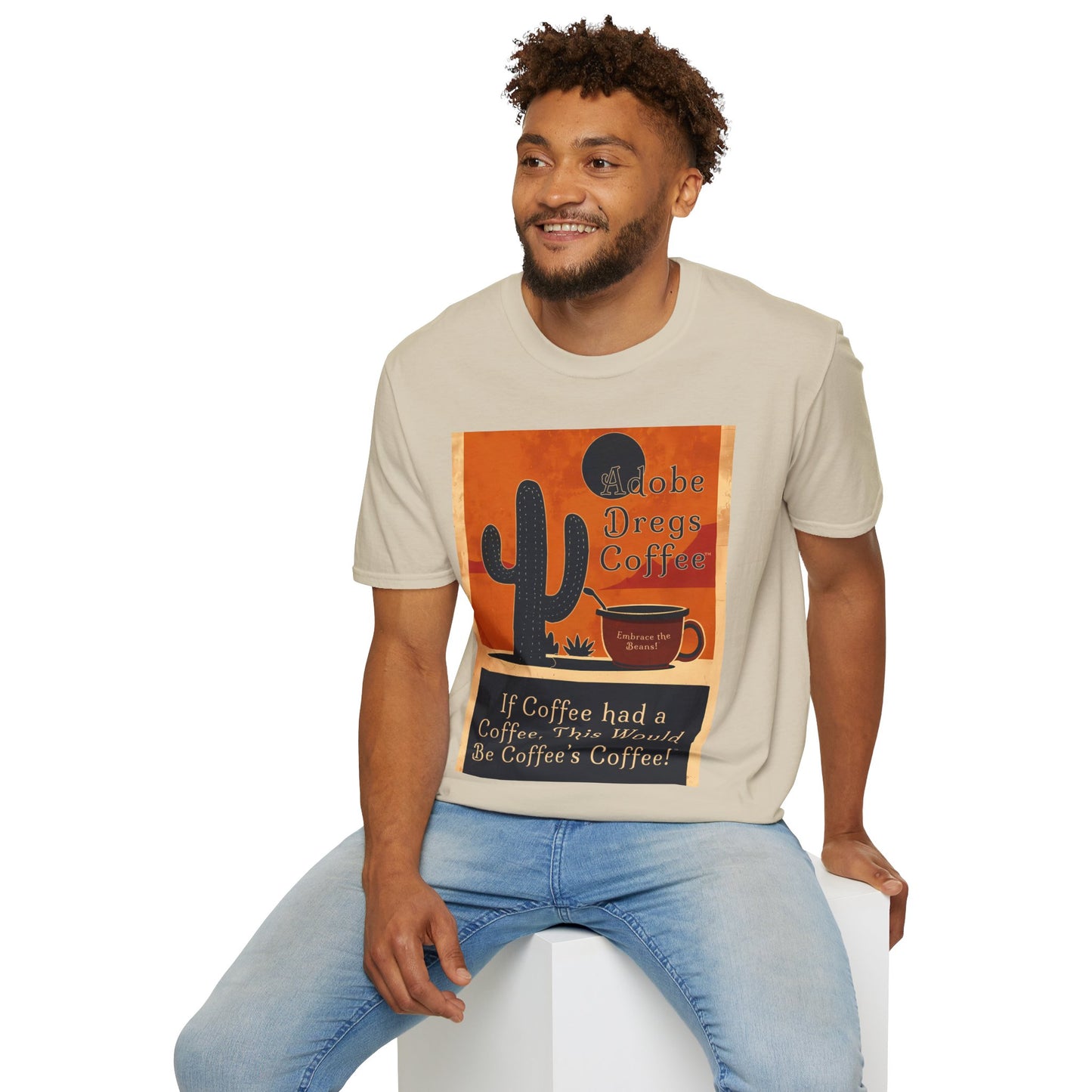 "Cacti & A'Cuppa" - Unisex Softstyle T-Shirt