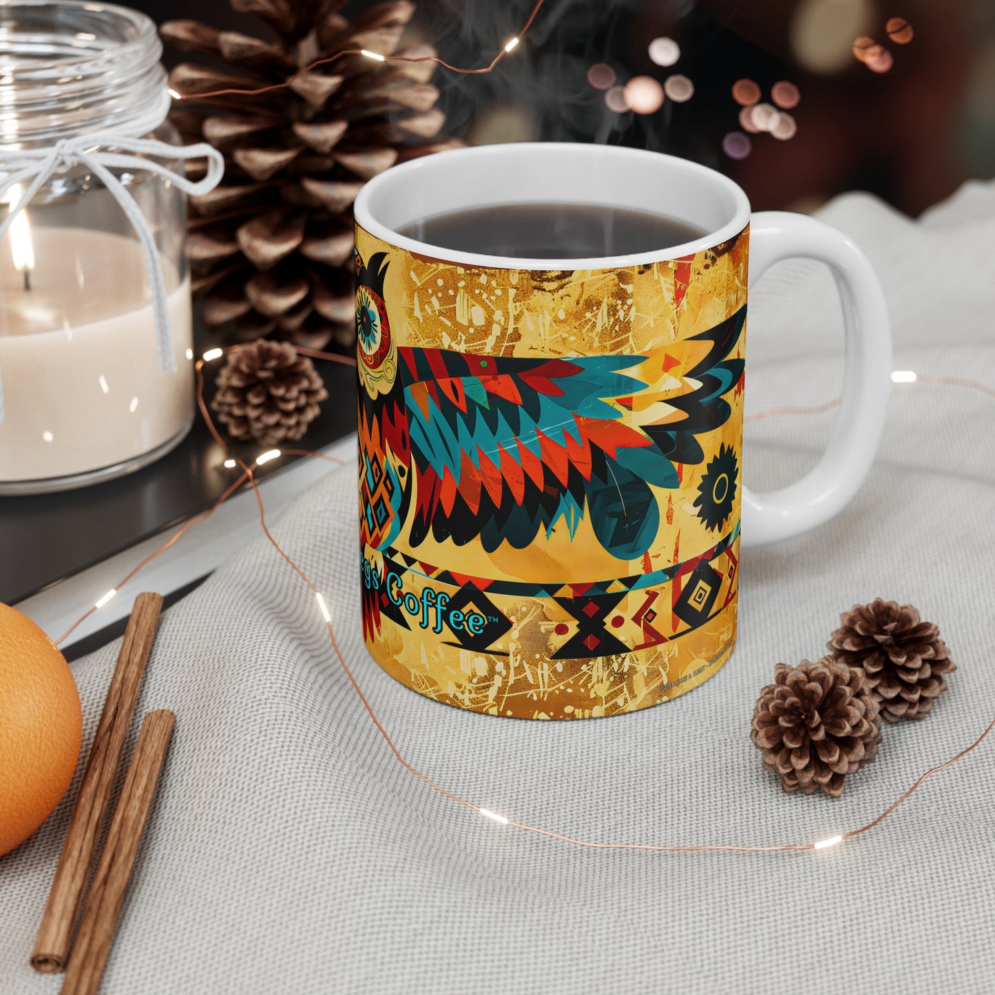 "Spread Your Wings" 11oz Coffee Mug, from Adobe Dregs Coffee Stash™