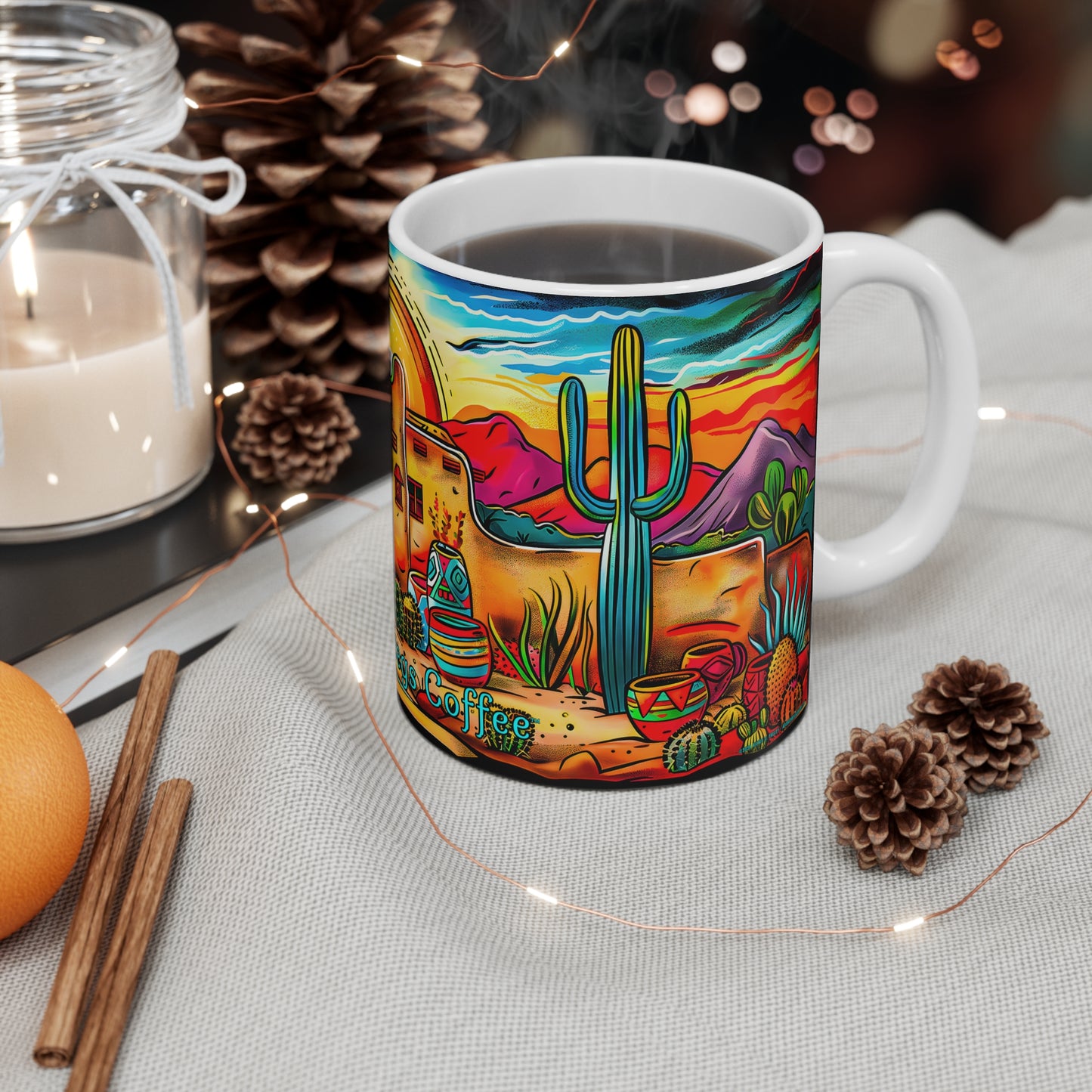 "Casa de Adobe Dregs" 11oz Coffee Mug, from Adobe Dregs Coffee Stash™