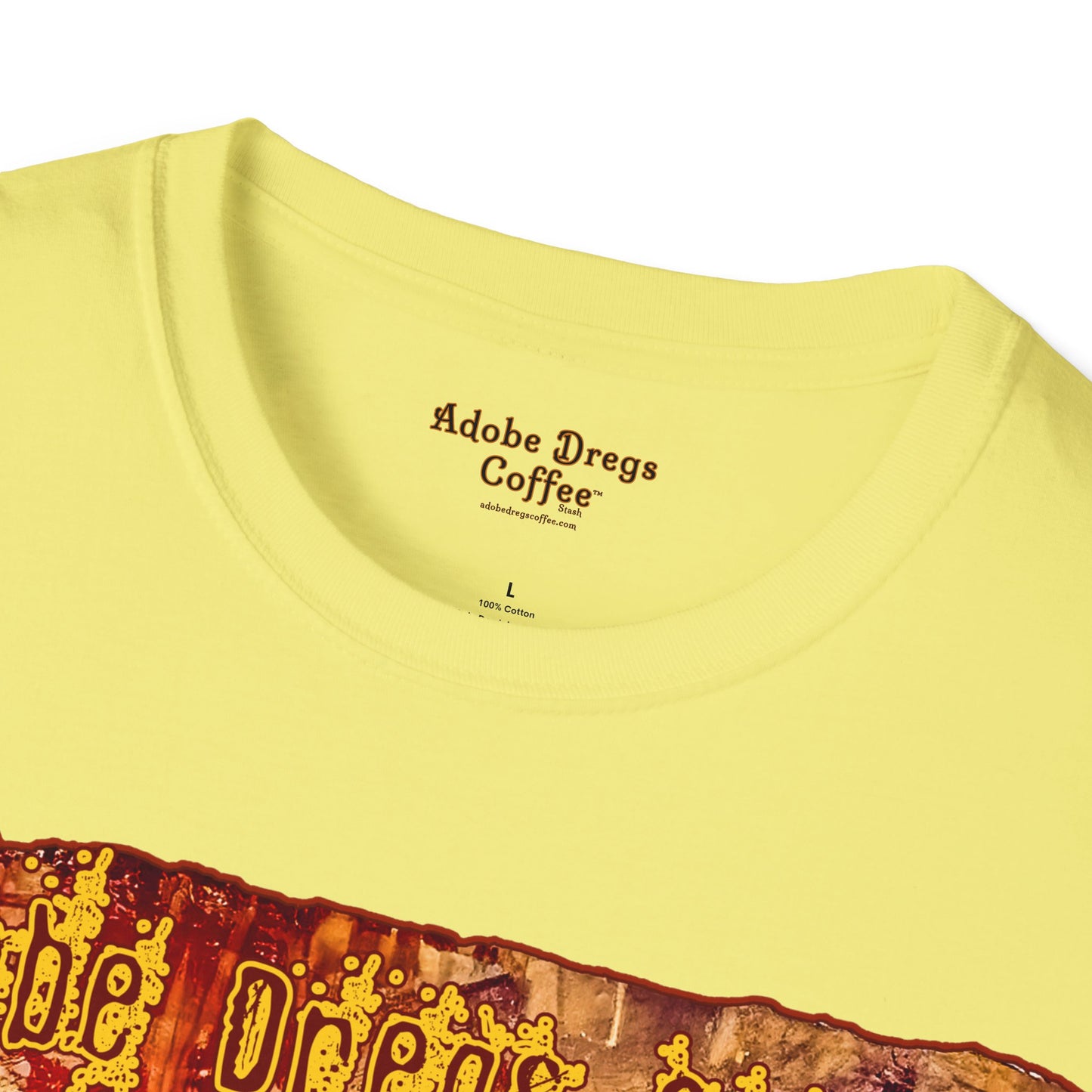 "Sleep is a Symptom of Severe Caffeine Deprivation" Unisex Softstyle T-Shirt from Adobe Dregs Coffee Stash™