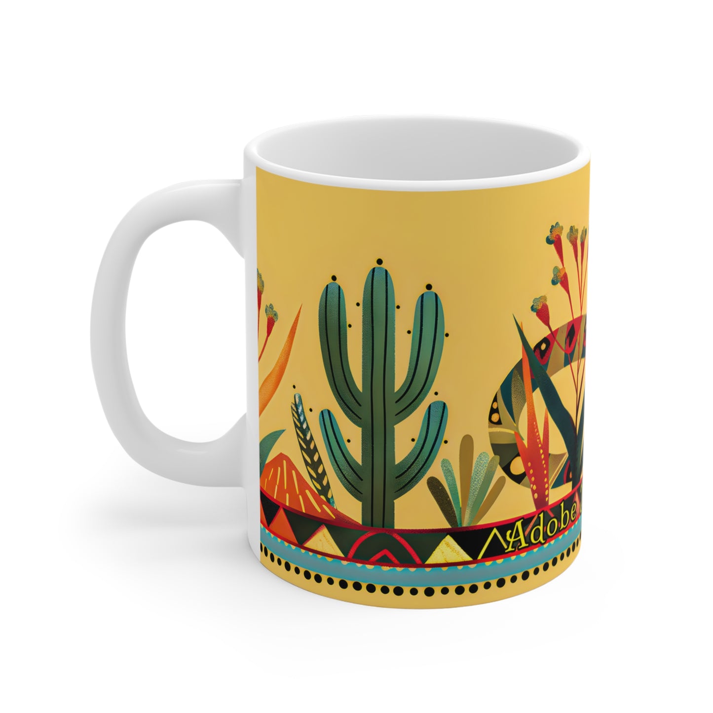 "Serpent Dance" 11oz Coffee Mug, from Adobe Dregs Coffee Stash™