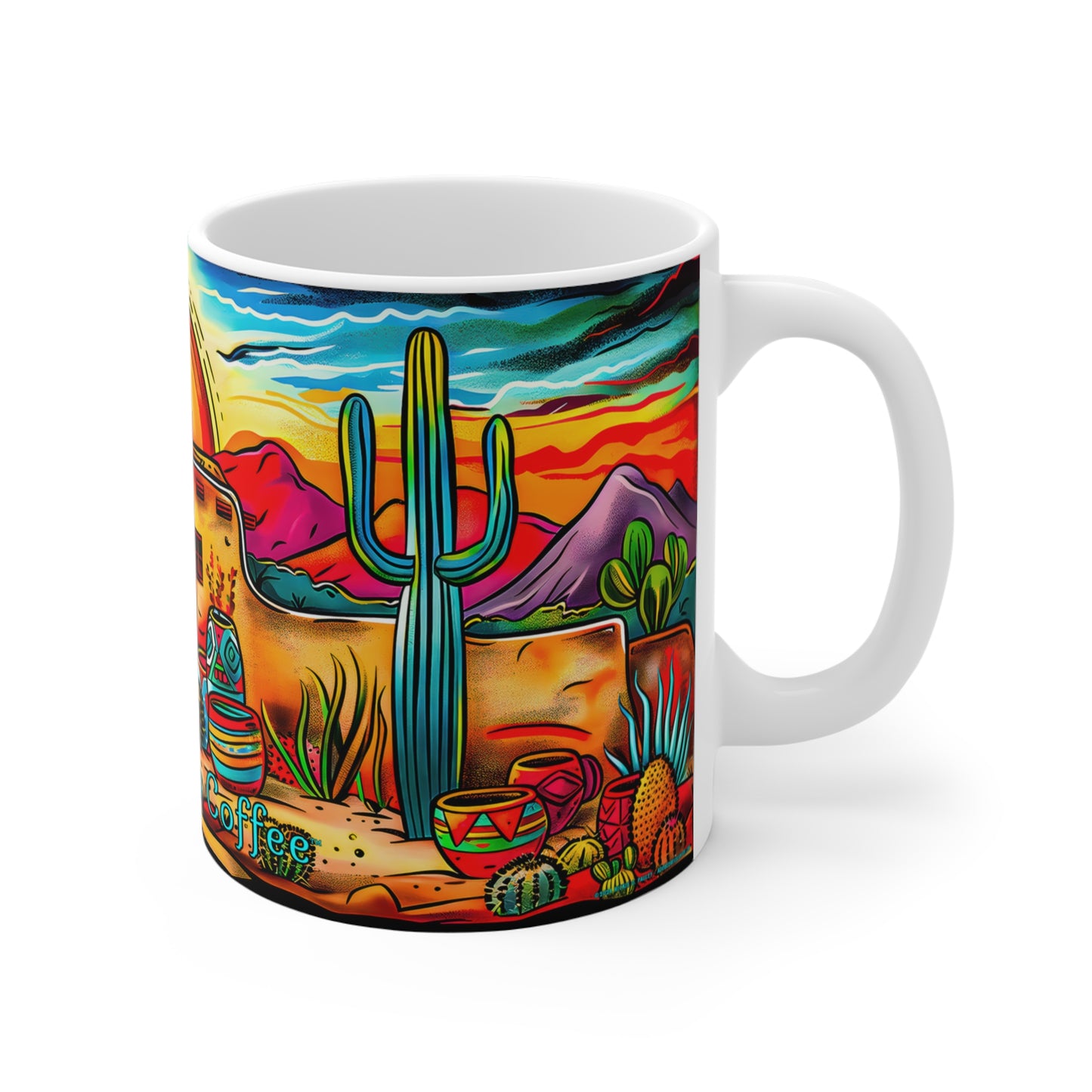 "Casa de Adobe Dregs" 11oz Coffee Mug, from Adobe Dregs Coffee Stash™