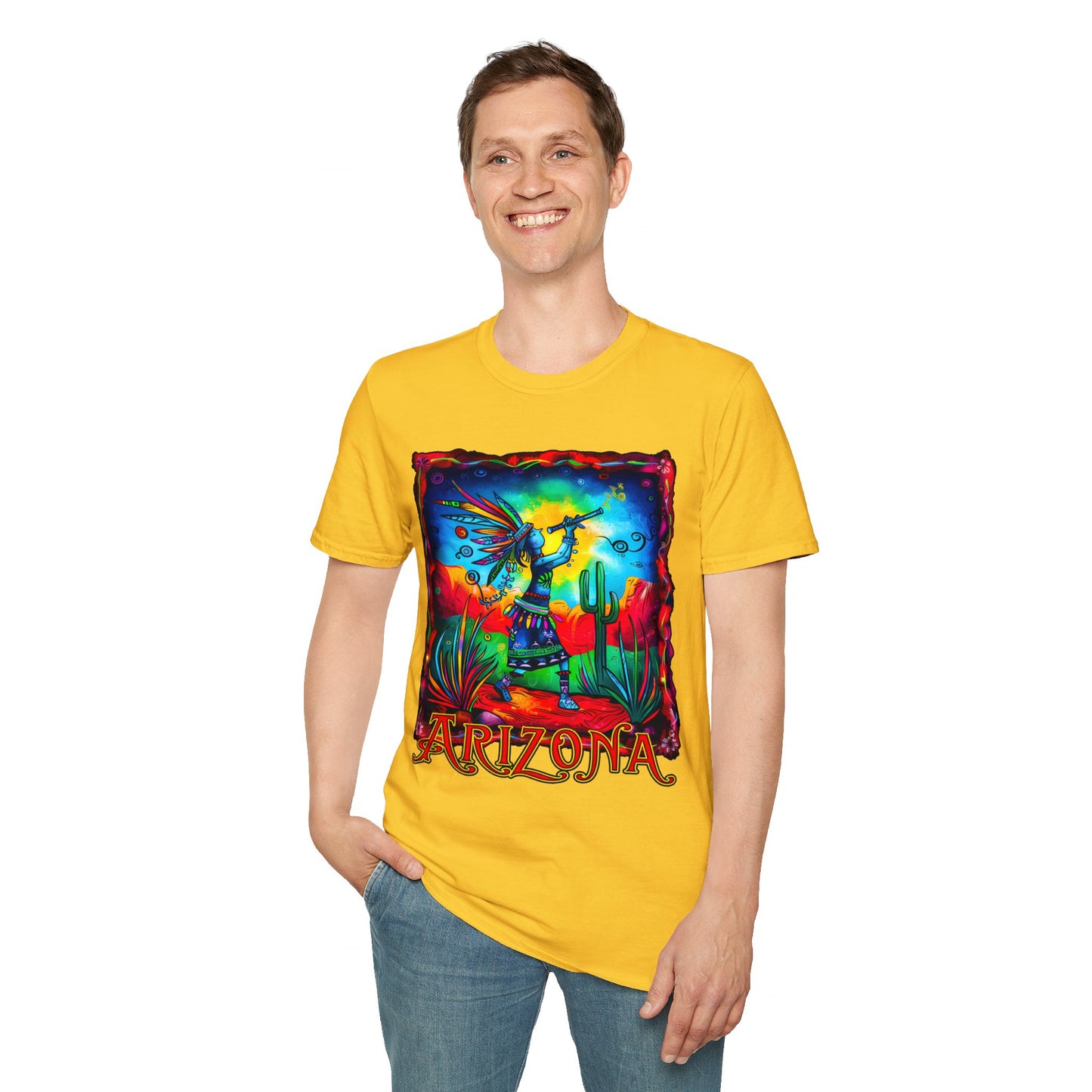 "Reverence" Unisex Softstyle T-Shirt from Adobe Dregs Coffee Stash™