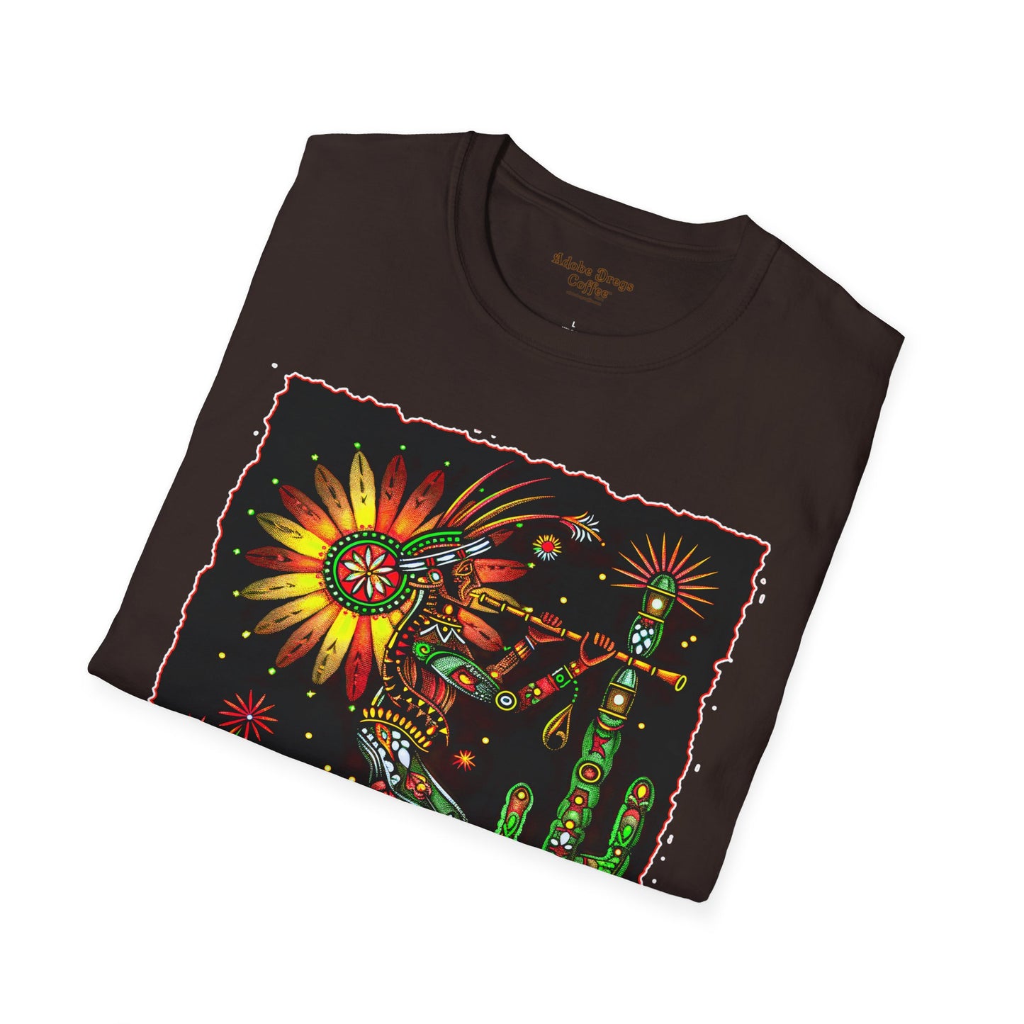 "Totem" Unisex Softstyle T-Shirt from Adobe Dregs Coffee Stash™