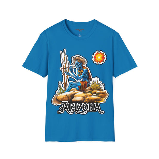 "Fun in the Arizona Sun!" Unisex Softstyle T-Shirt from Adobe Dregs Coffee Stash™