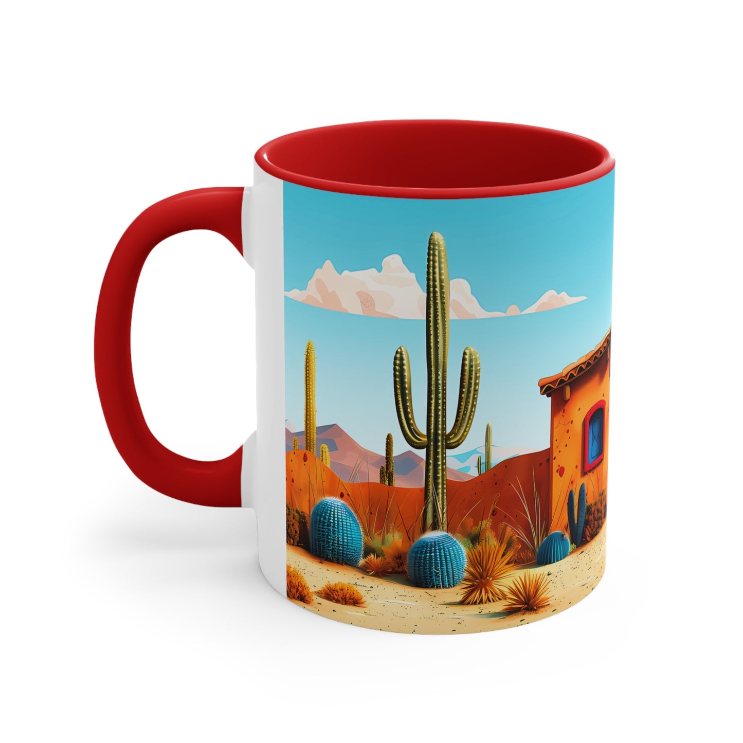 The Blue Door Accent Coffee Mug, 11oz from Adobe Dregs Coffee