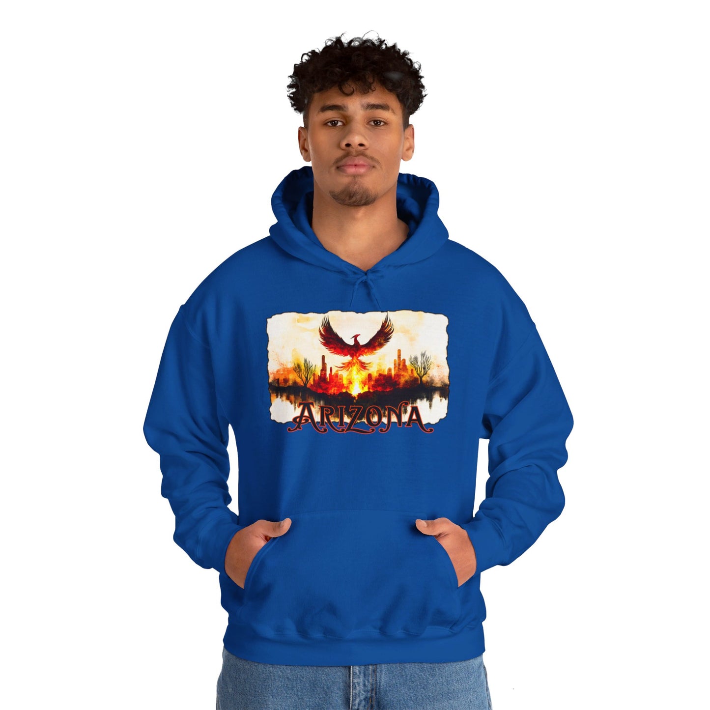 "Aloft" Unisex Heavy Blend™ Hooded Sweatshirt