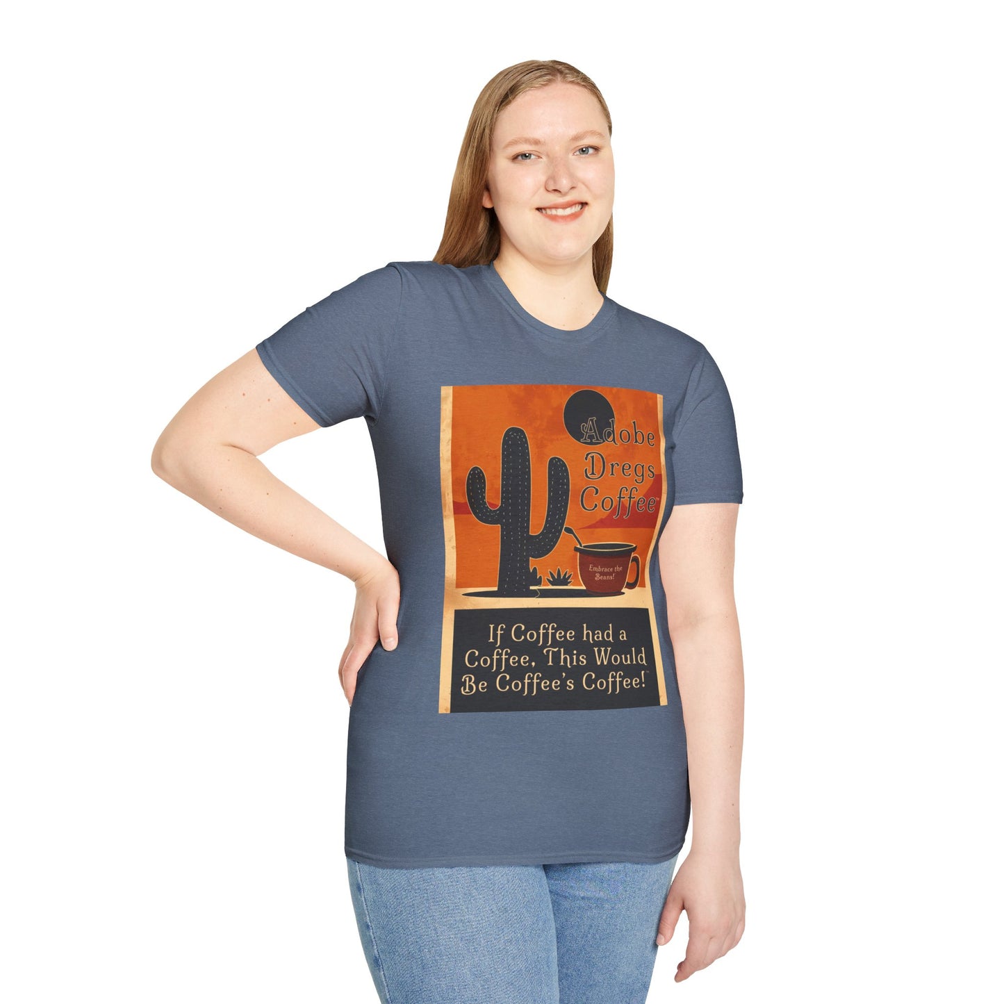 "Cacti & A'Cuppa" - Unisex Softstyle T-Shirt