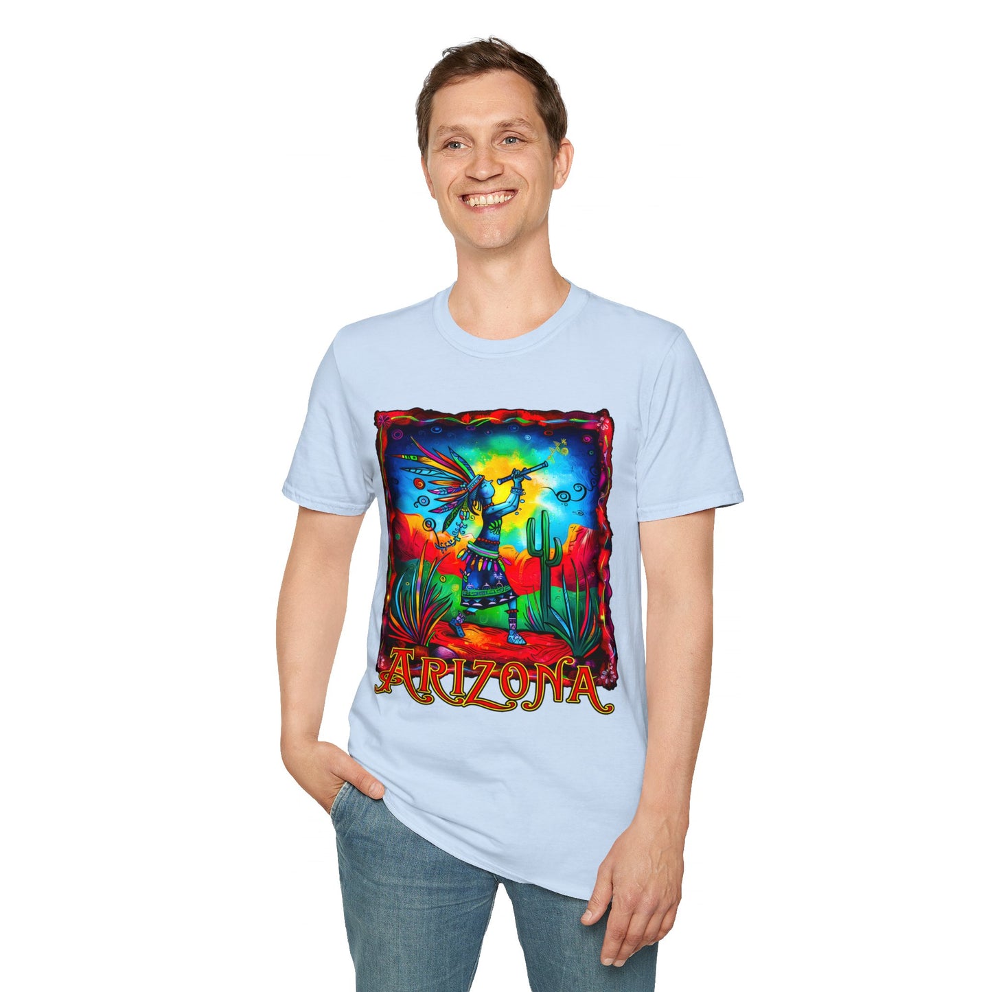 "Reverence" Unisex Softstyle T-Shirt from Adobe Dregs Coffee Stash™