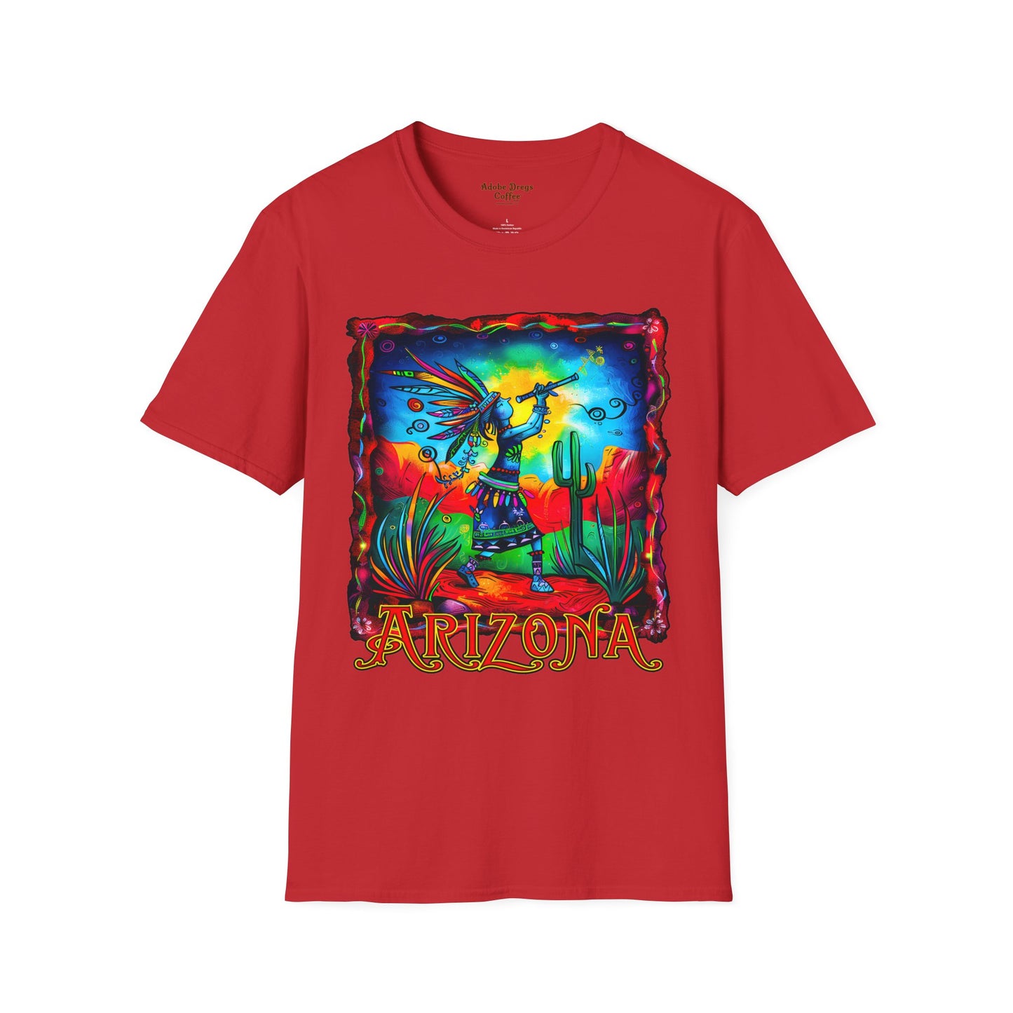 "Reverence" Unisex Softstyle T-Shirt from Adobe Dregs Coffee Stash™