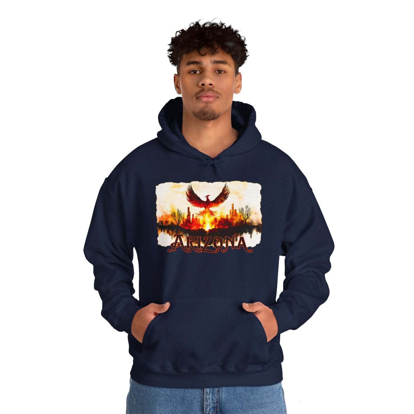 "Aloft" Unisex Heavy Blend™ Hooded Sweatshirt