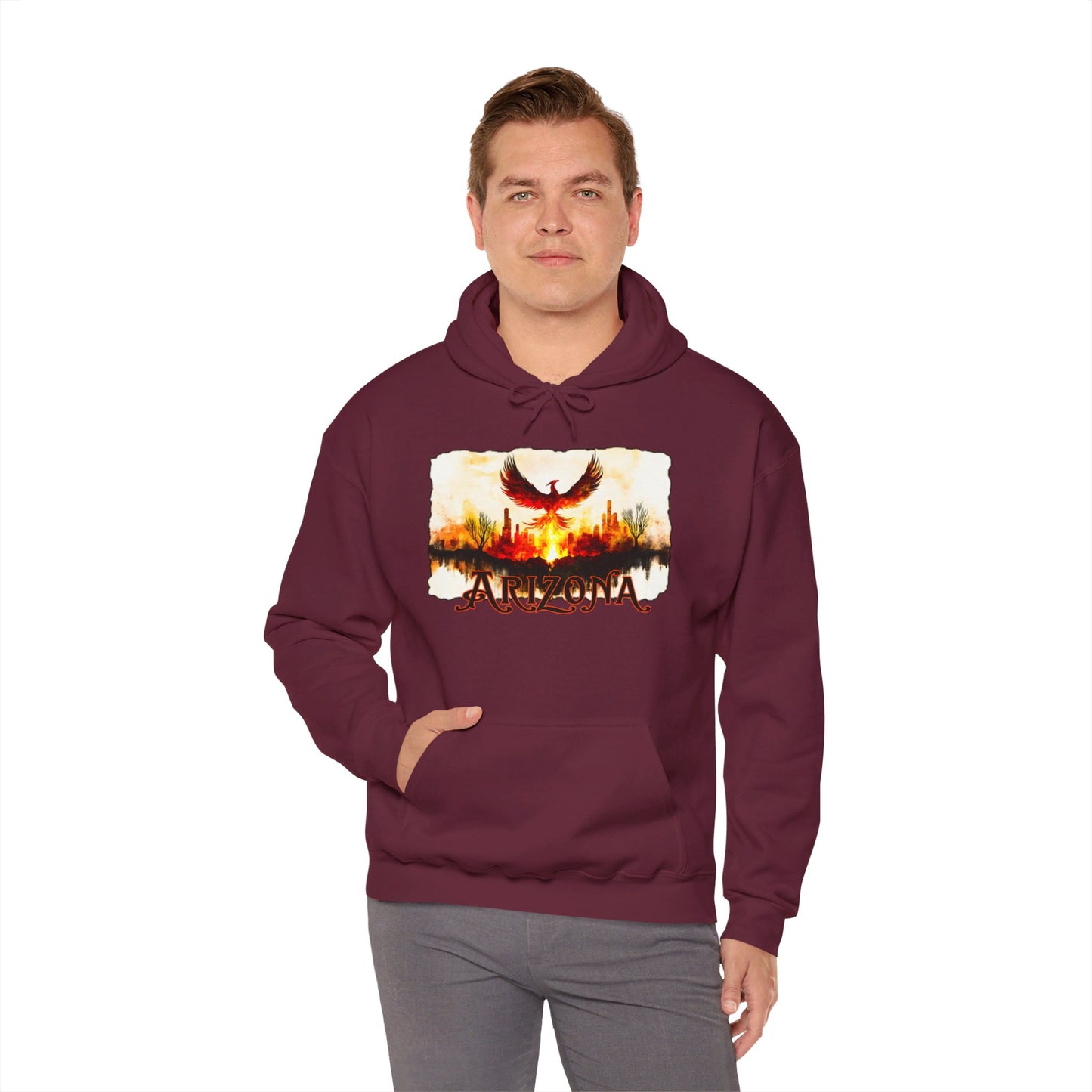 "Aloft" Unisex Heavy Blend™ Hooded Sweatshirt