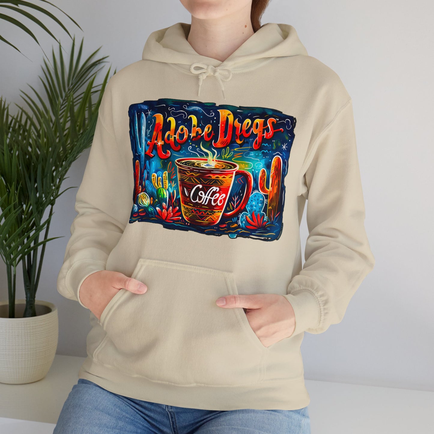 "Desert Morning Mmmm..." - Unisex Heavy Blend™ Hooded Sweatshirt