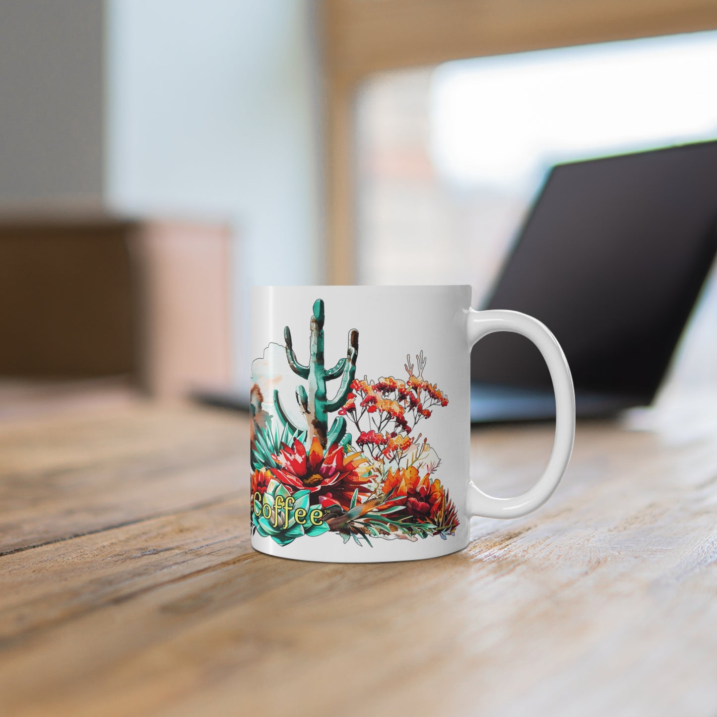 "Splendid Hawks" 11oz Coffee Mug, from Adobe Dregs Coffee Stash™