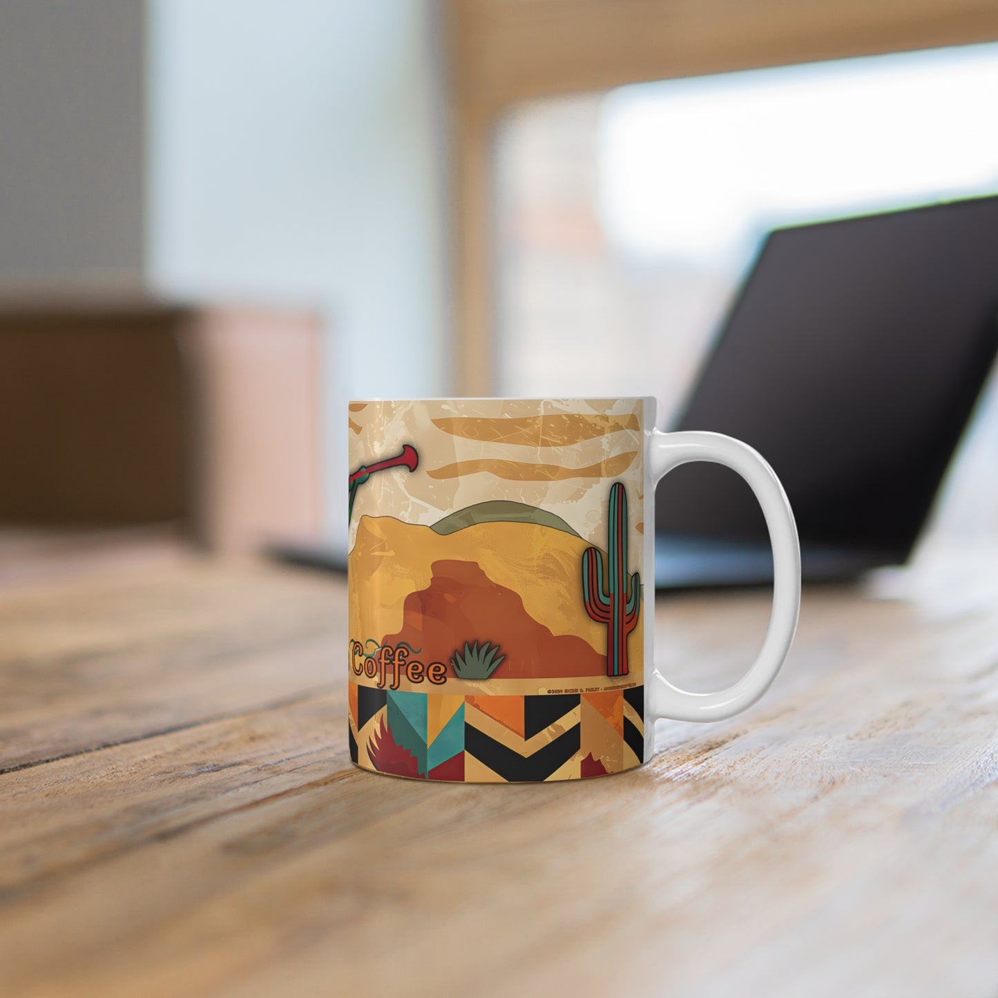 "Windsong" 11oz Coffee Mug, from Adobe Dregs Coffee Stash™