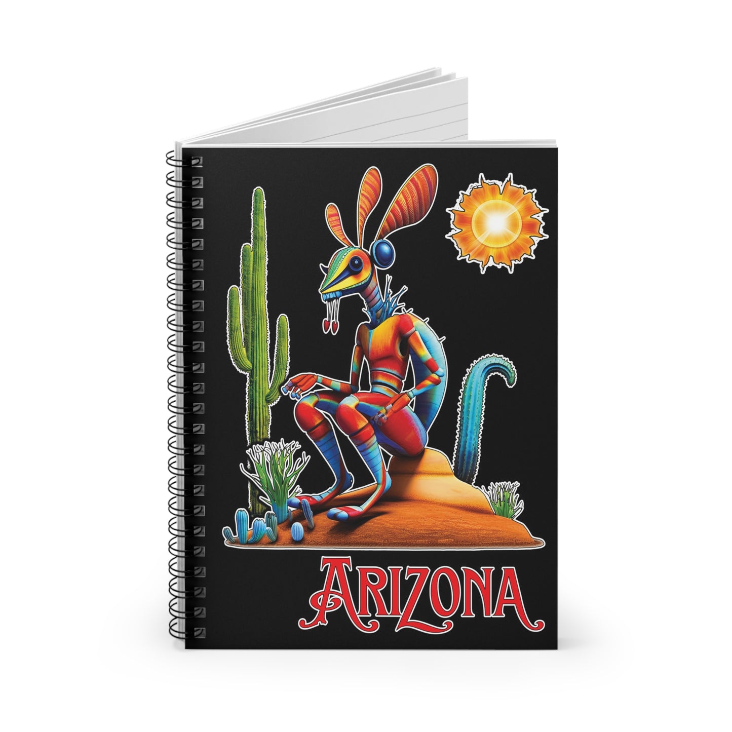 "Arizona Chillin' " Spiral Notebook - Ruled Line From Adobe Dregs Coffee Stash™