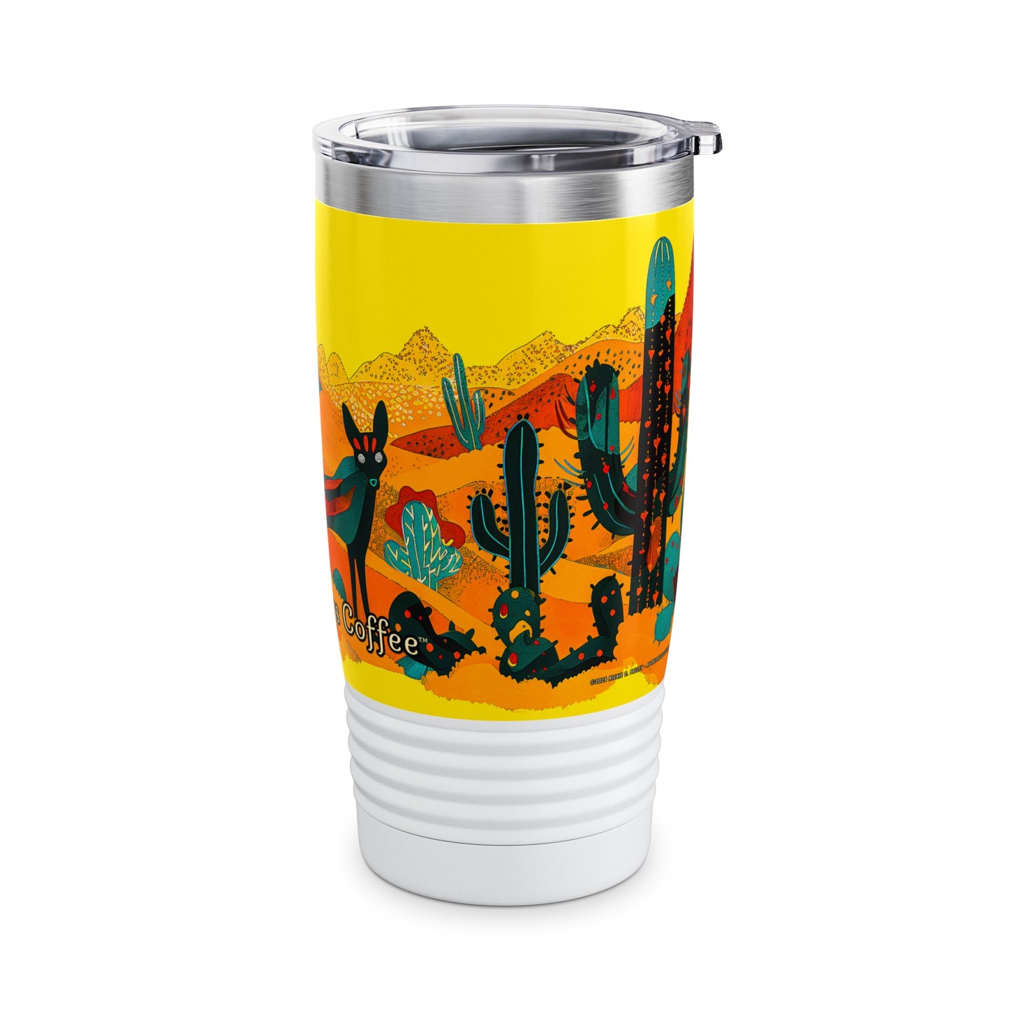 Desert Fantasy from Adobe Dregs Coffee: Ringneck Tumbler, 20oz