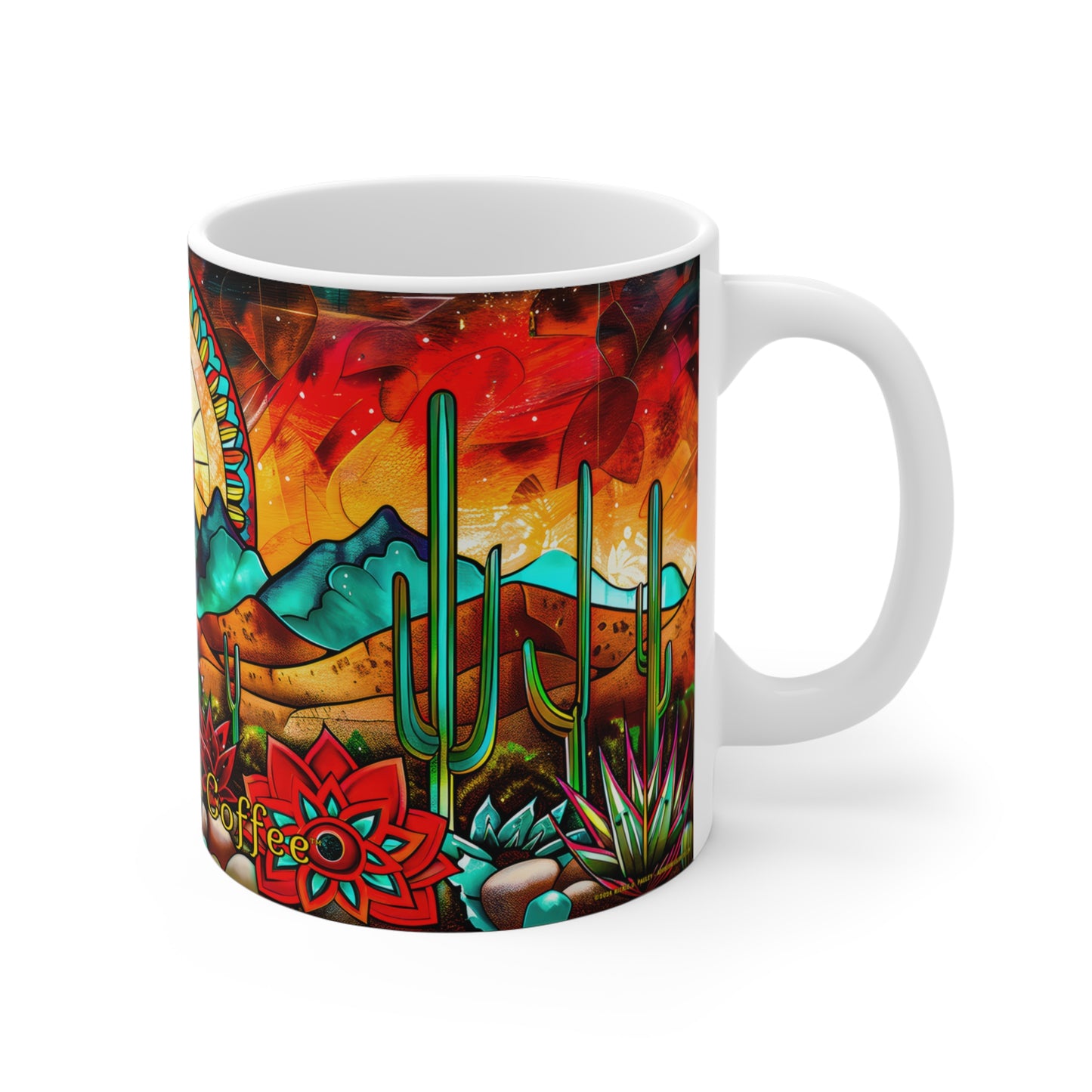 "Desert Skylight" 11oz Coffee Mug, from Adobe Dregs Coffee Stash™