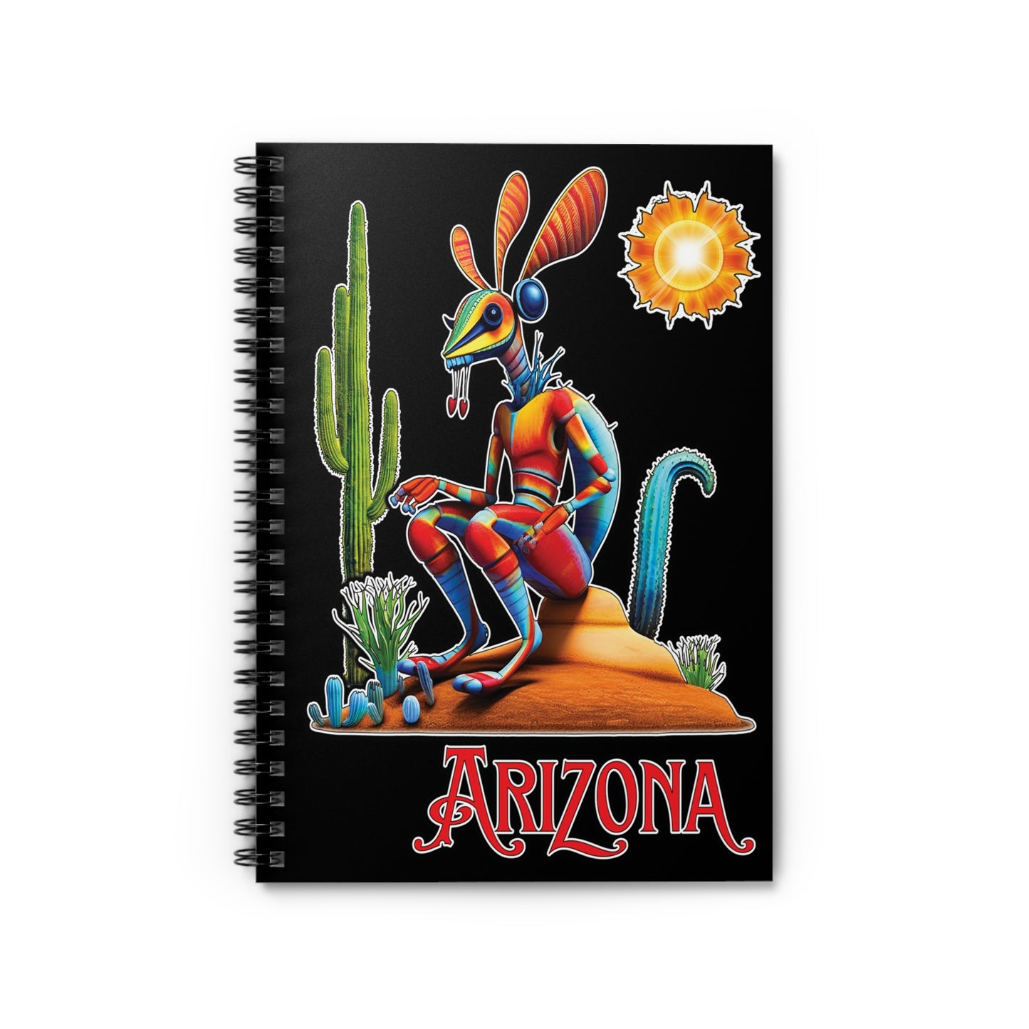 "Arizona Chillin' " Spiral Notebook - Ruled Line From Adobe Dregs Coffee Stash™