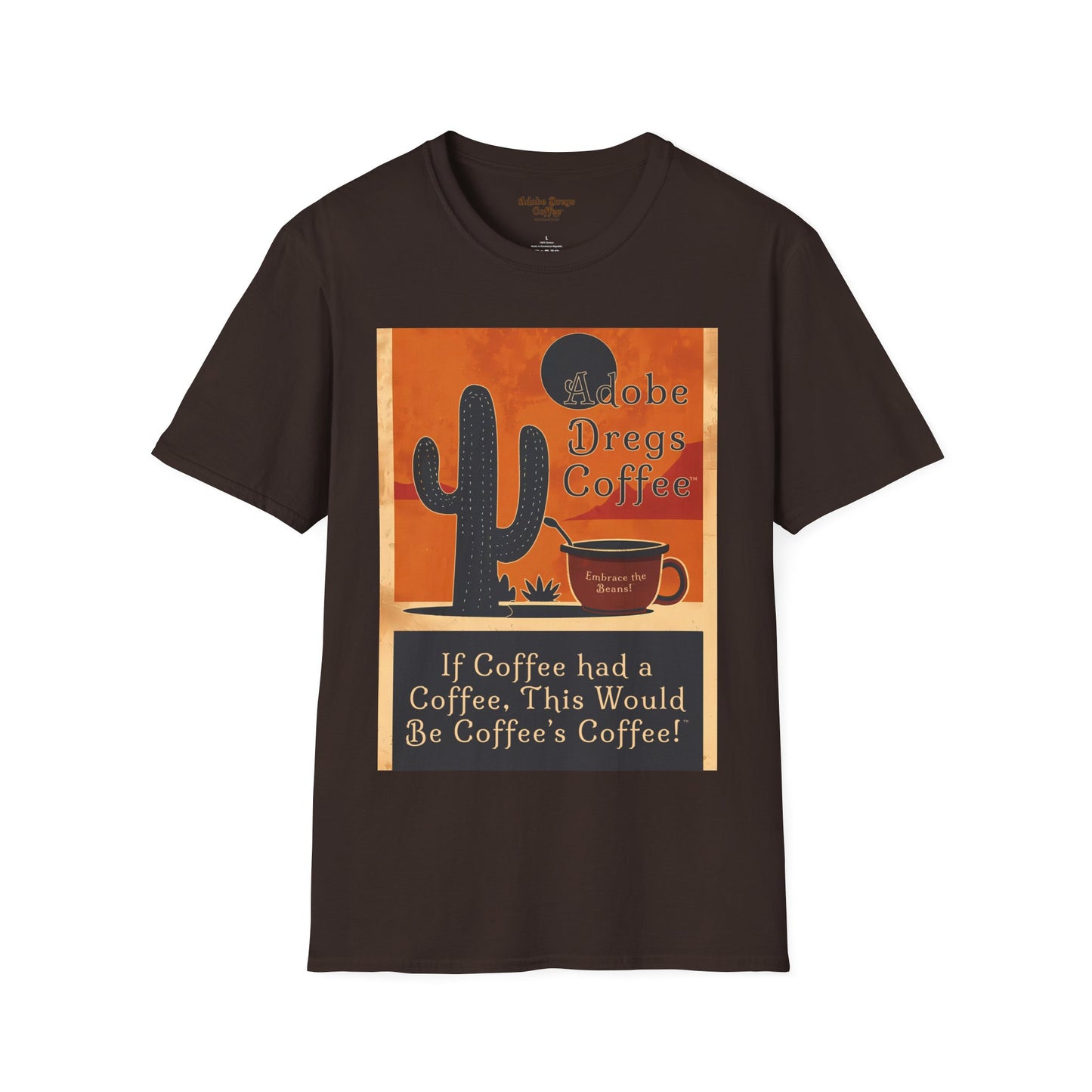 "Cacti & A'Cuppa" - Unisex Softstyle T-Shirt