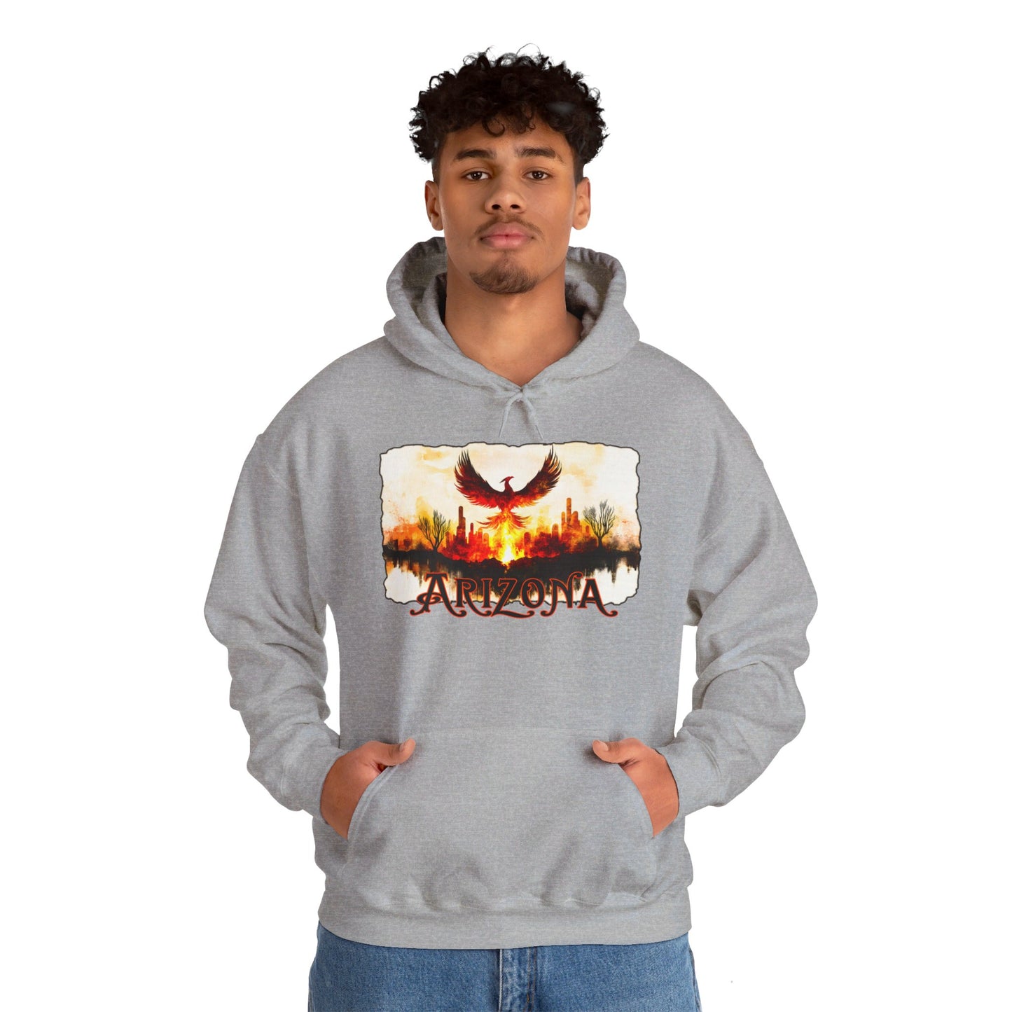 "Aloft" Unisex Heavy Blend™ Hooded Sweatshirt