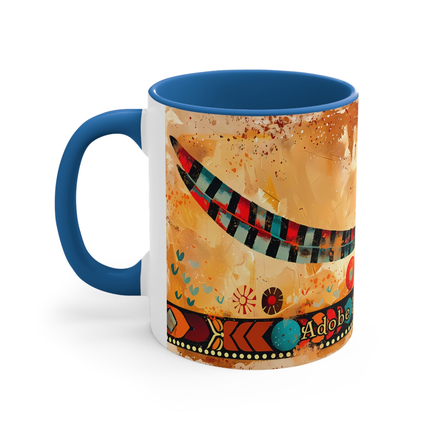 Pájaro Correcaminos Accent Coffee Mug, 11oz from Adobe Dregs Coffee