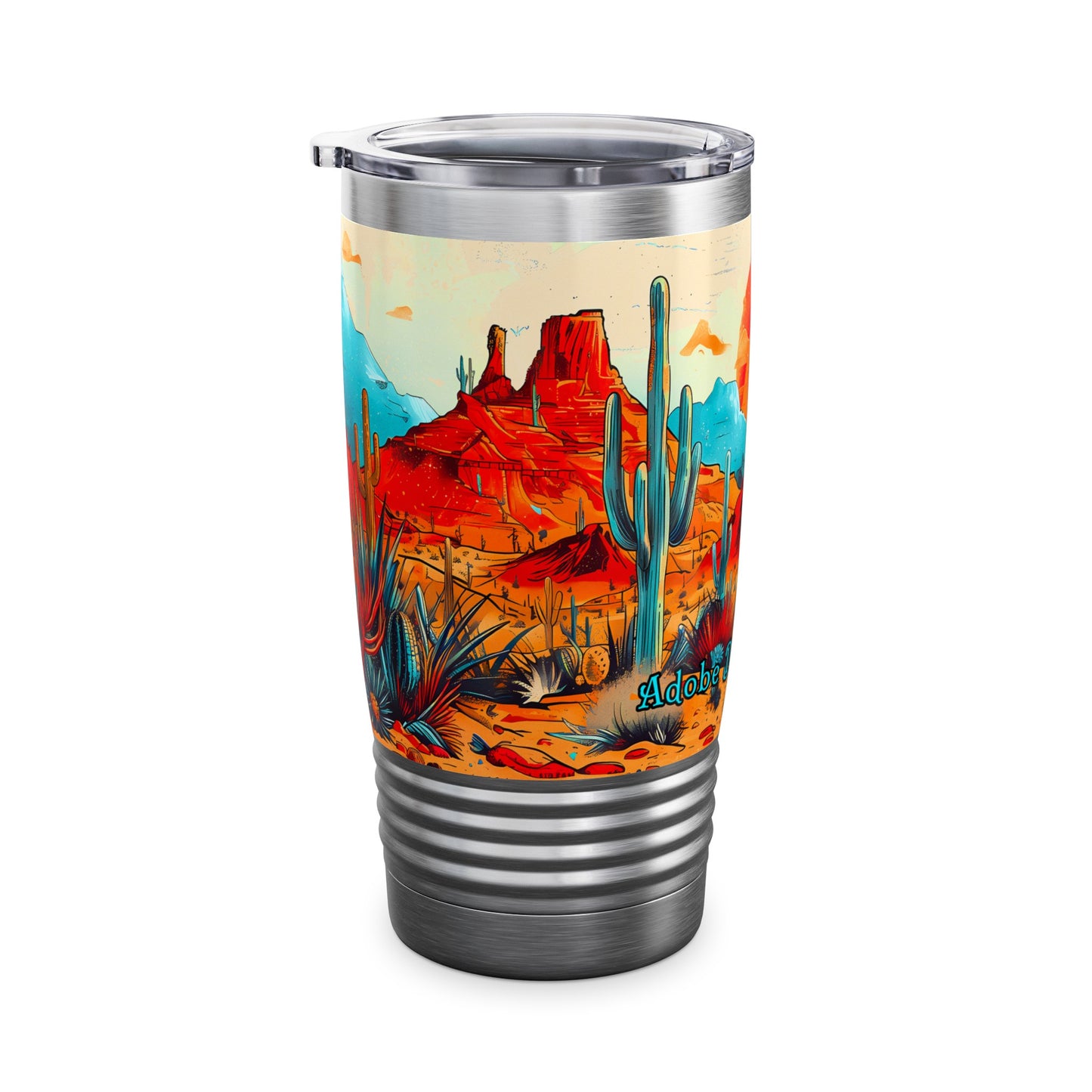 Saguaro Sunset from Adobe Dregs Coffee: Ringneck Tumbler, 20oz