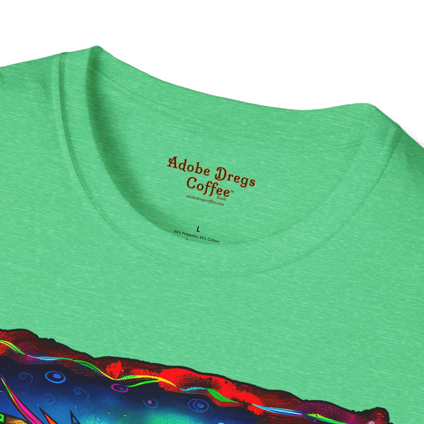 "Reverence" Unisex Softstyle T-Shirt from Adobe Dregs Coffee Stash™