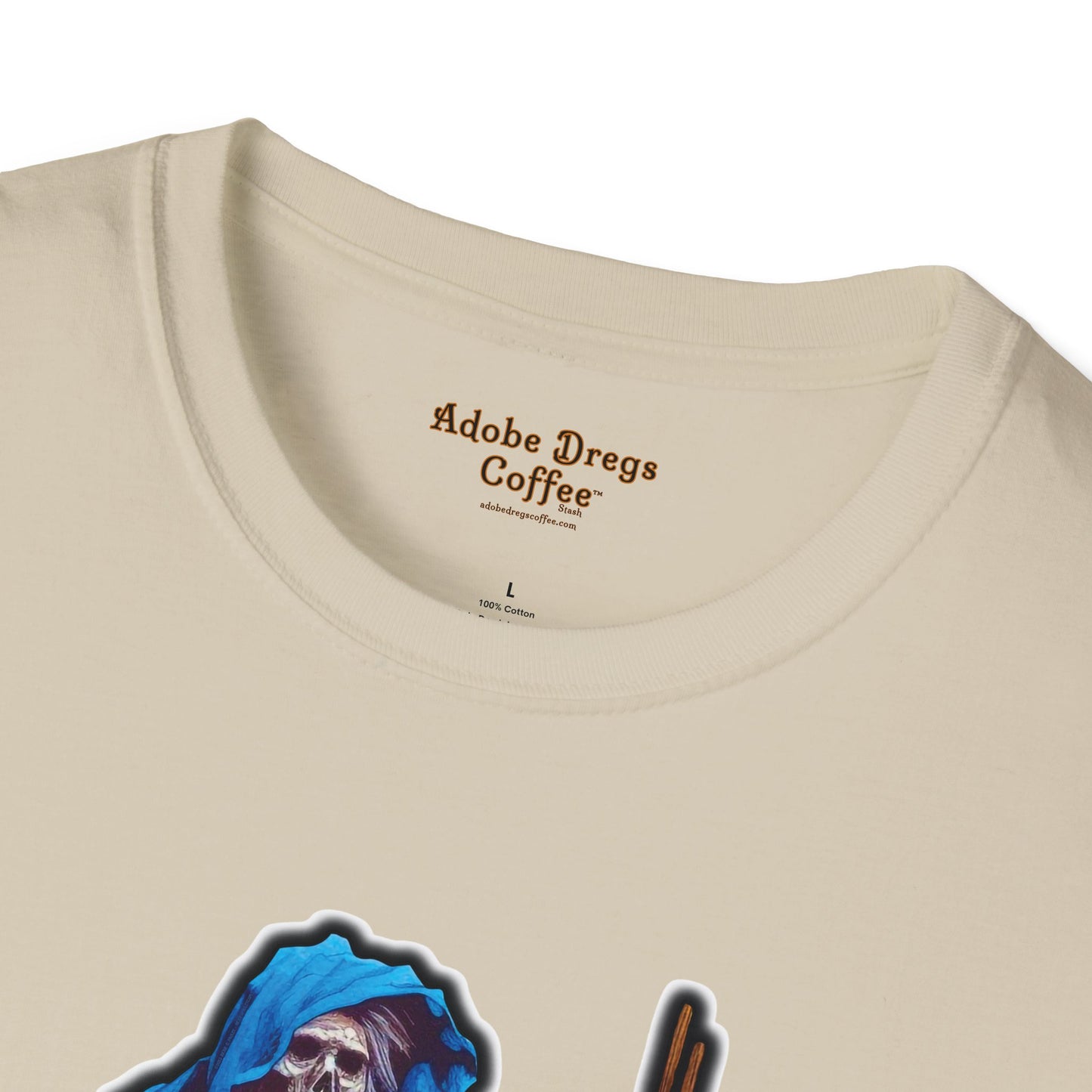 "Lone SkinWalker" Unisex Softstyle T-Shirt from Adobe Dregs Coffee Stash™