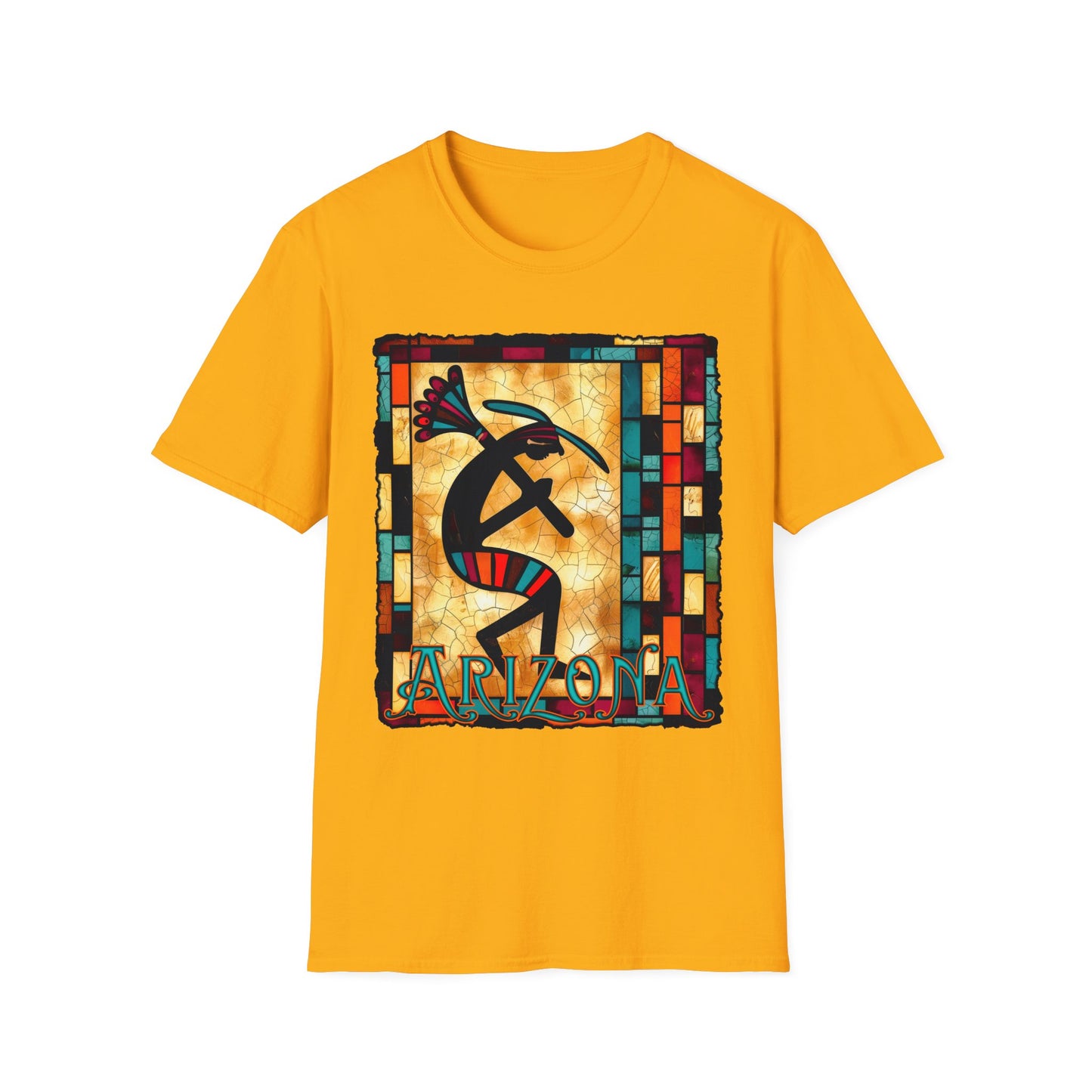 "Bricks & Mortar" Unisex Softstyle T-Shirt from Adobe Dregs Coffee Stash™