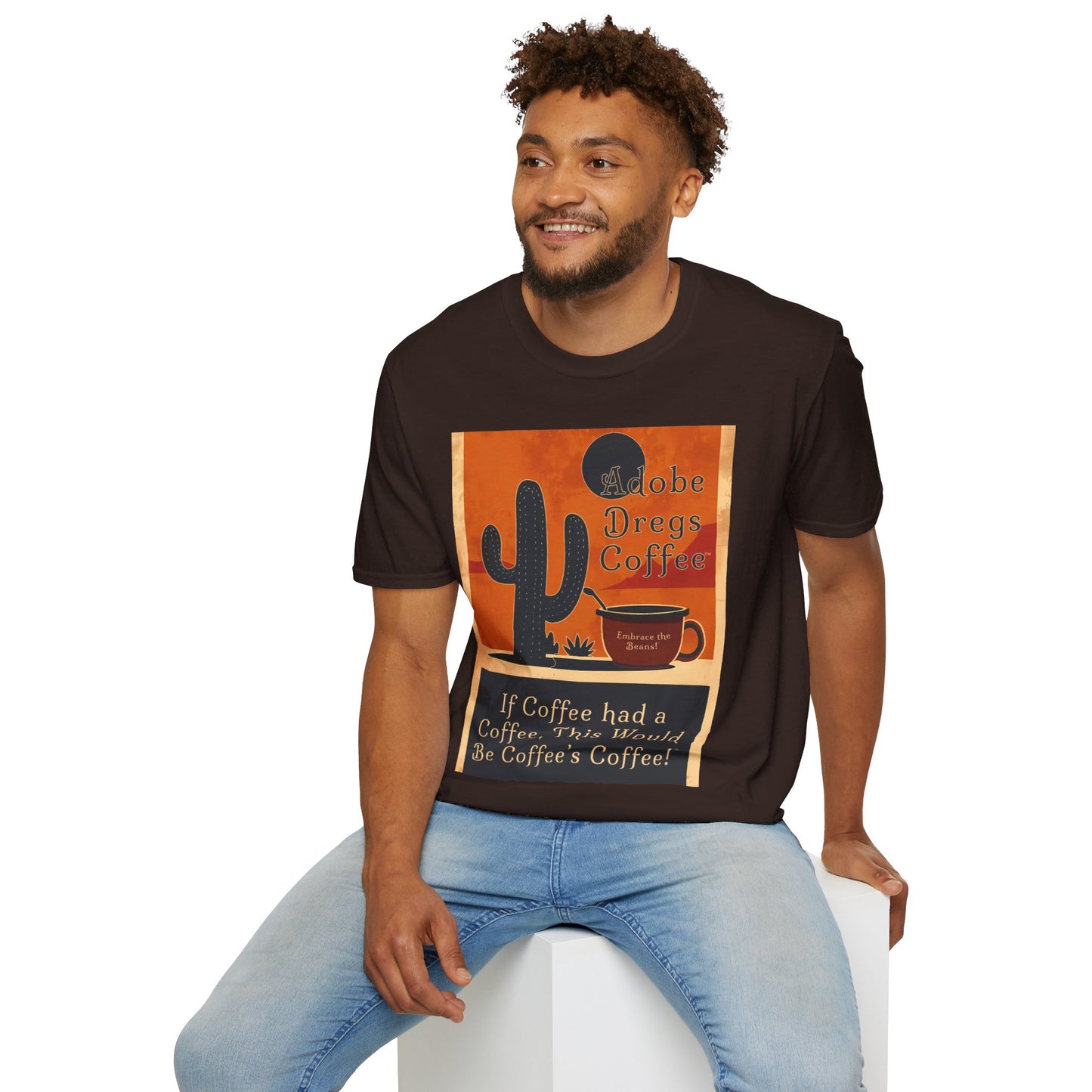 "Cacti & A'Cuppa" - Unisex Softstyle T-Shirt