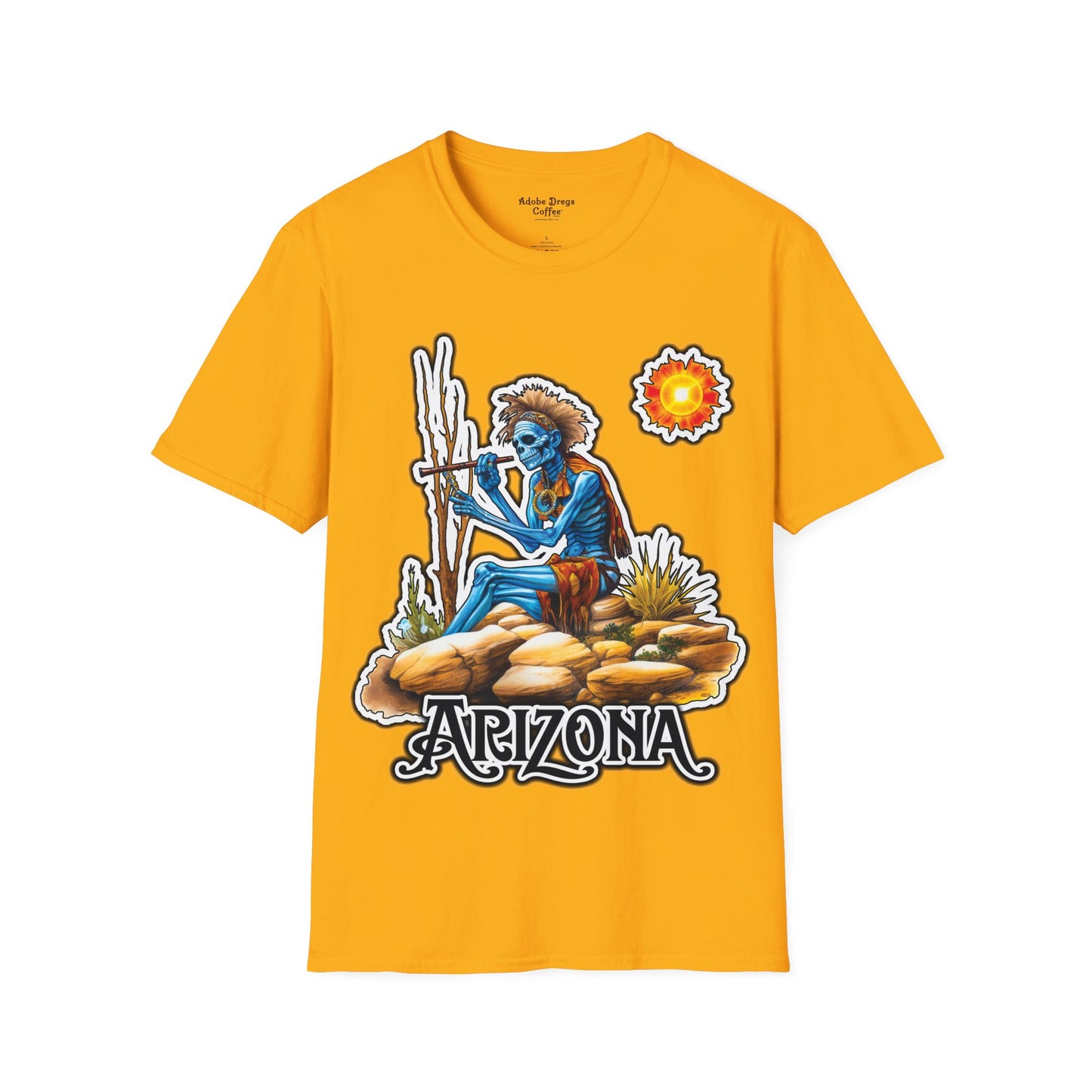 "Fun in the Arizona Sun!" Unisex Softstyle T-Shirt from Adobe Dregs Coffee Stash™