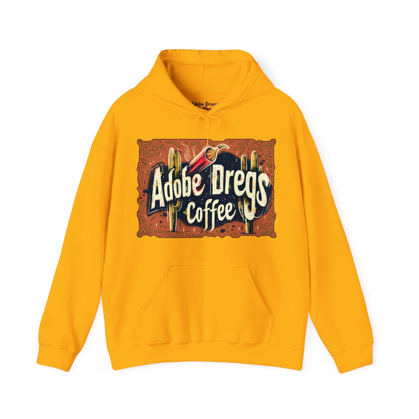 "Retro Rusty Metal Sign" - Unisex Heavy Blend™ Hooded Sweatshirt