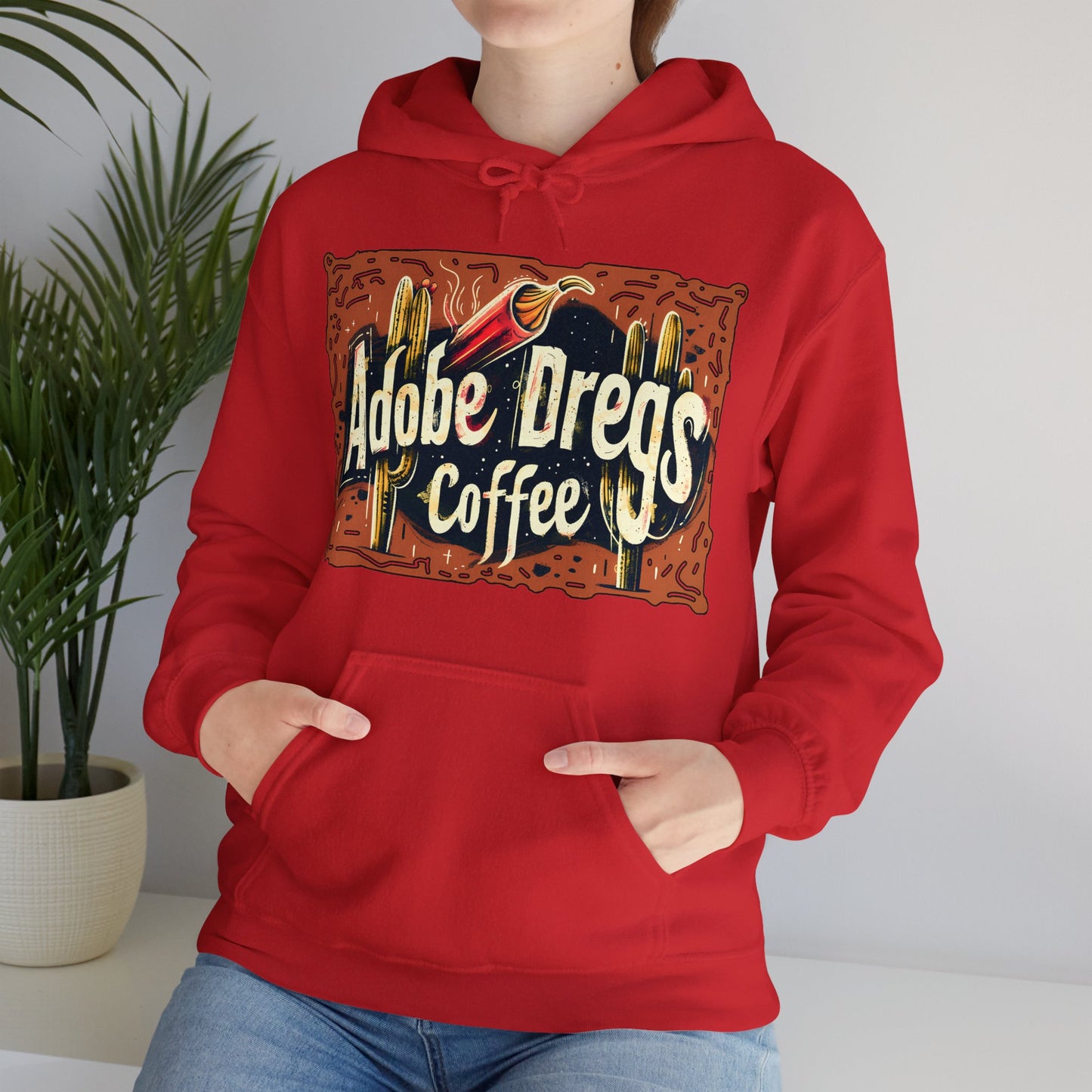 "Retro Rusty Metal Sign" - Unisex Heavy Blend™ Hooded Sweatshirt