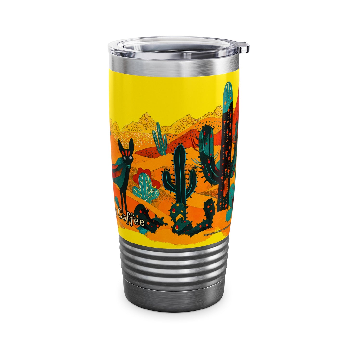 Desert Fantasy from Adobe Dregs Coffee: Ringneck Tumbler, 20oz