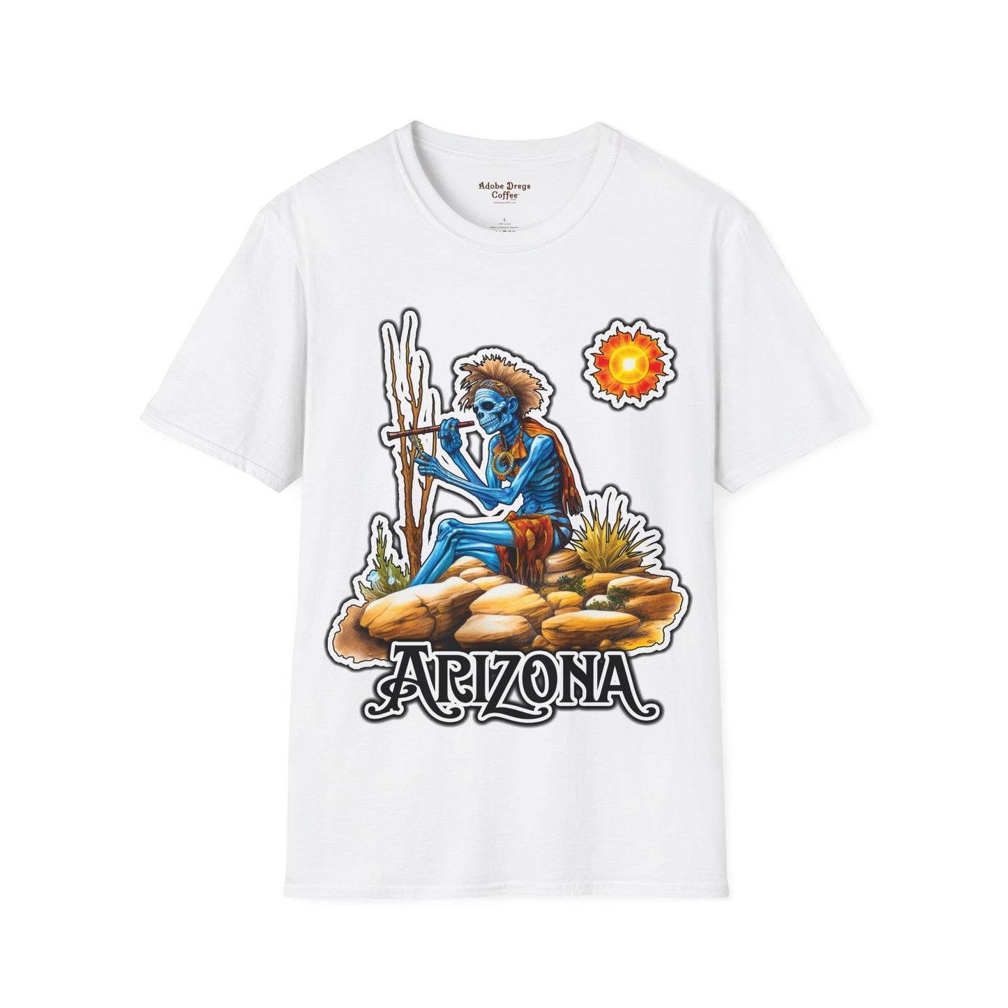 "Fun in the Arizona Sun!" Unisex Softstyle T-Shirt from Adobe Dregs Coffee Stash™