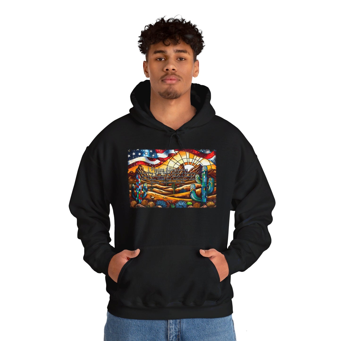 "I Pledge Allegiance..." Unisex Heavy Blend™ Hooded Sweatshirt