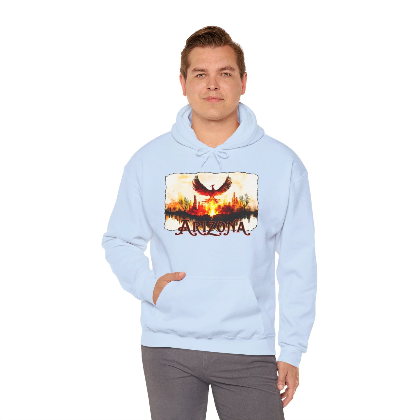 "Aloft" Unisex Heavy Blend™ Hooded Sweatshirt